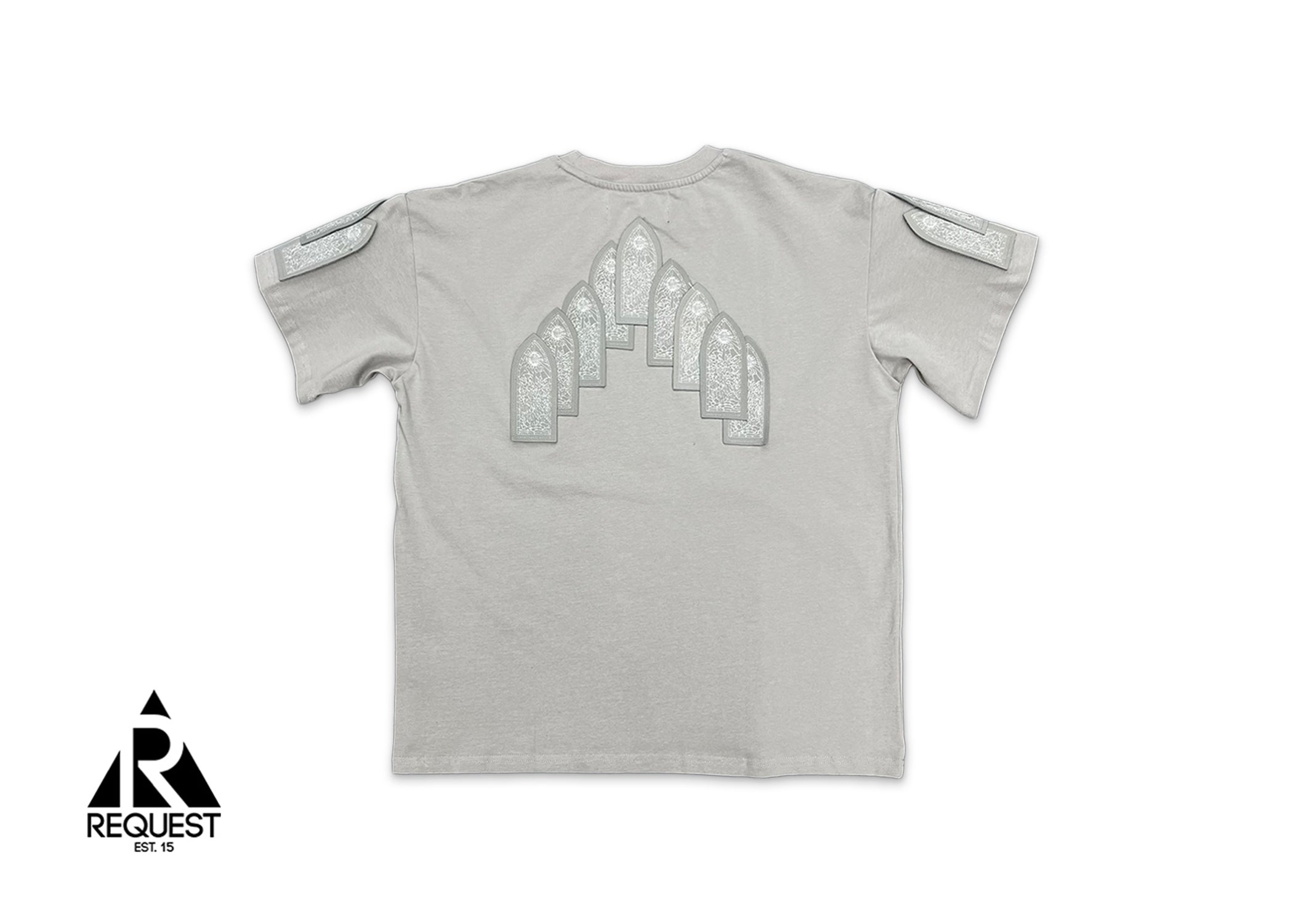 Who Decides War, Leather Window Jersey Tee "Vintage Grey"