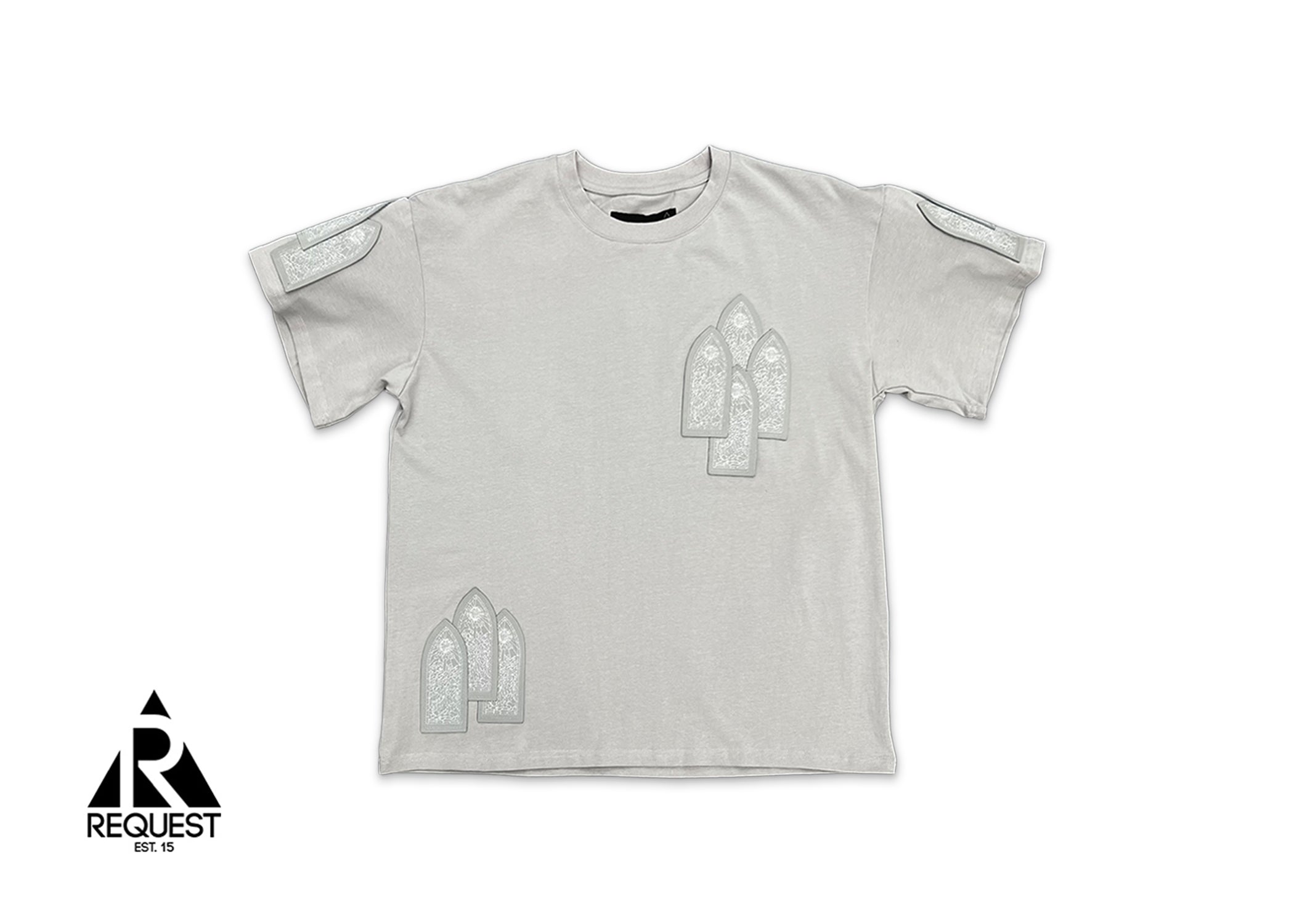 Who Decides War, Leather Window Jersey Tee "Vintage Grey"