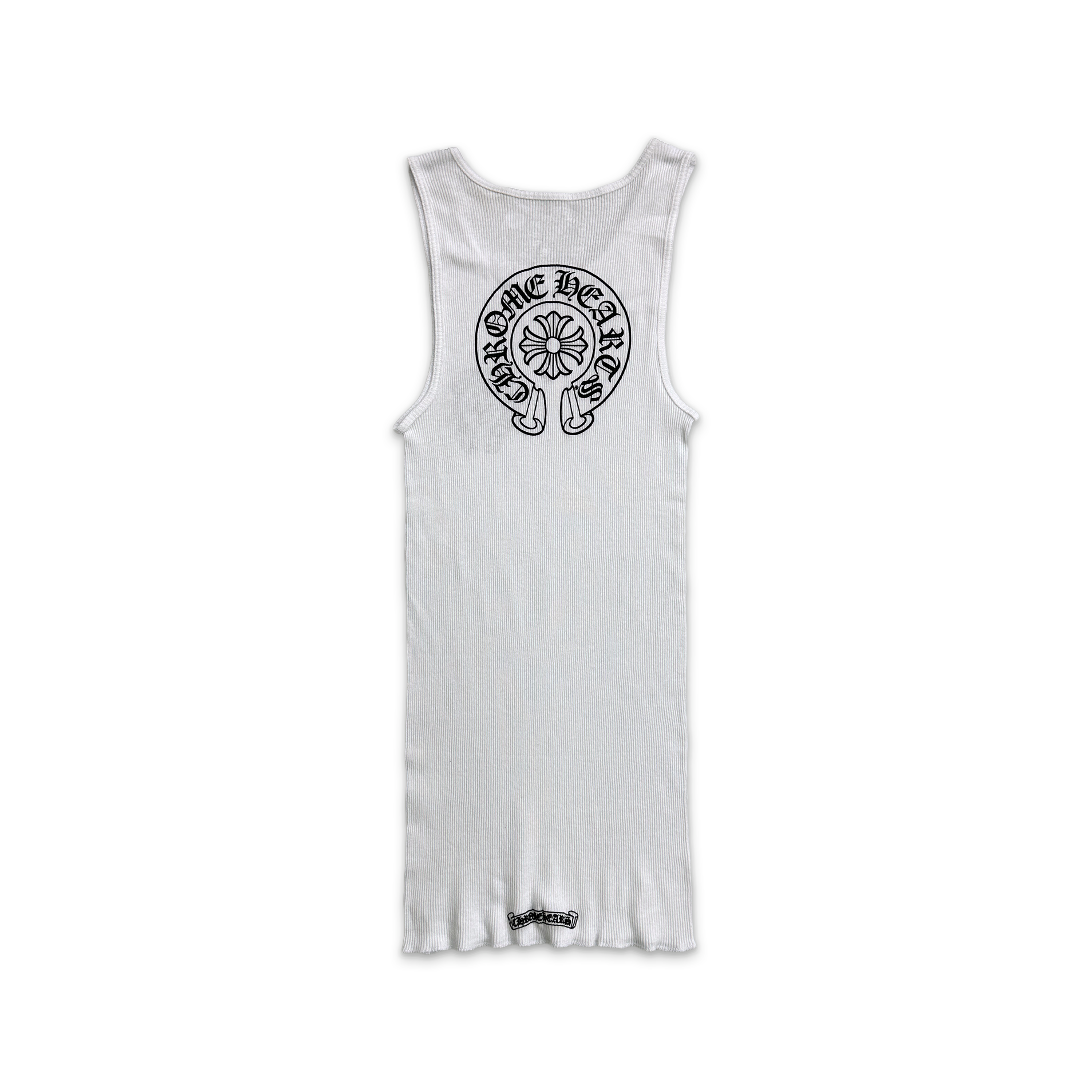 Chrome Hearts, Rib Horseshoe Tank Top "White"
