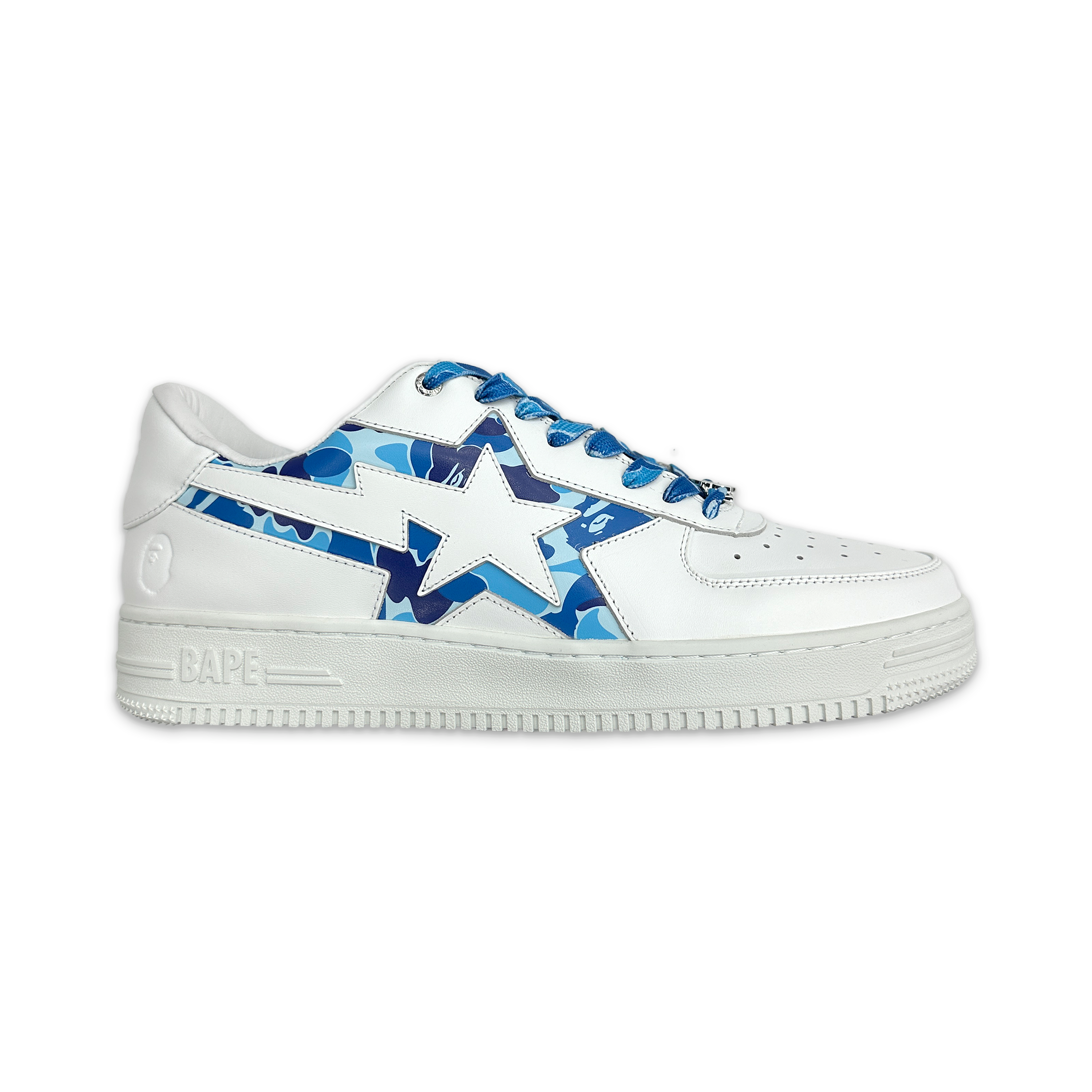 A Bathing Ape (BAPE), Bapesta ABC Camo Cutout M1 "Blue"