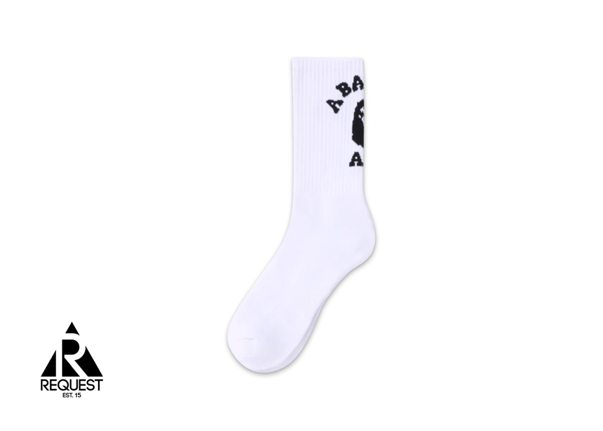 A Bathing Ape BAPE College Socks "White"
