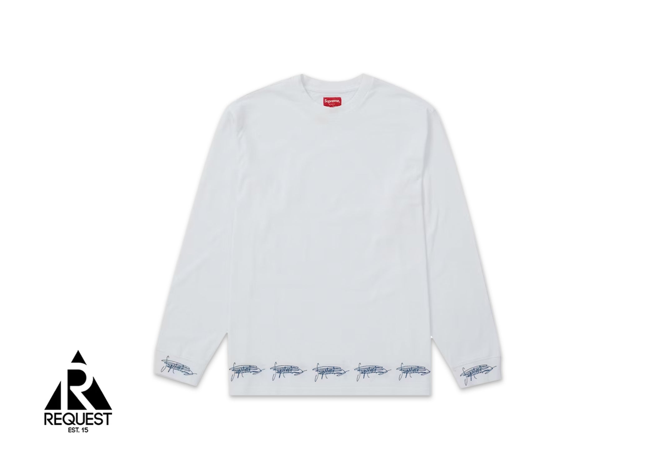 Supreme hotsell embroidered tee