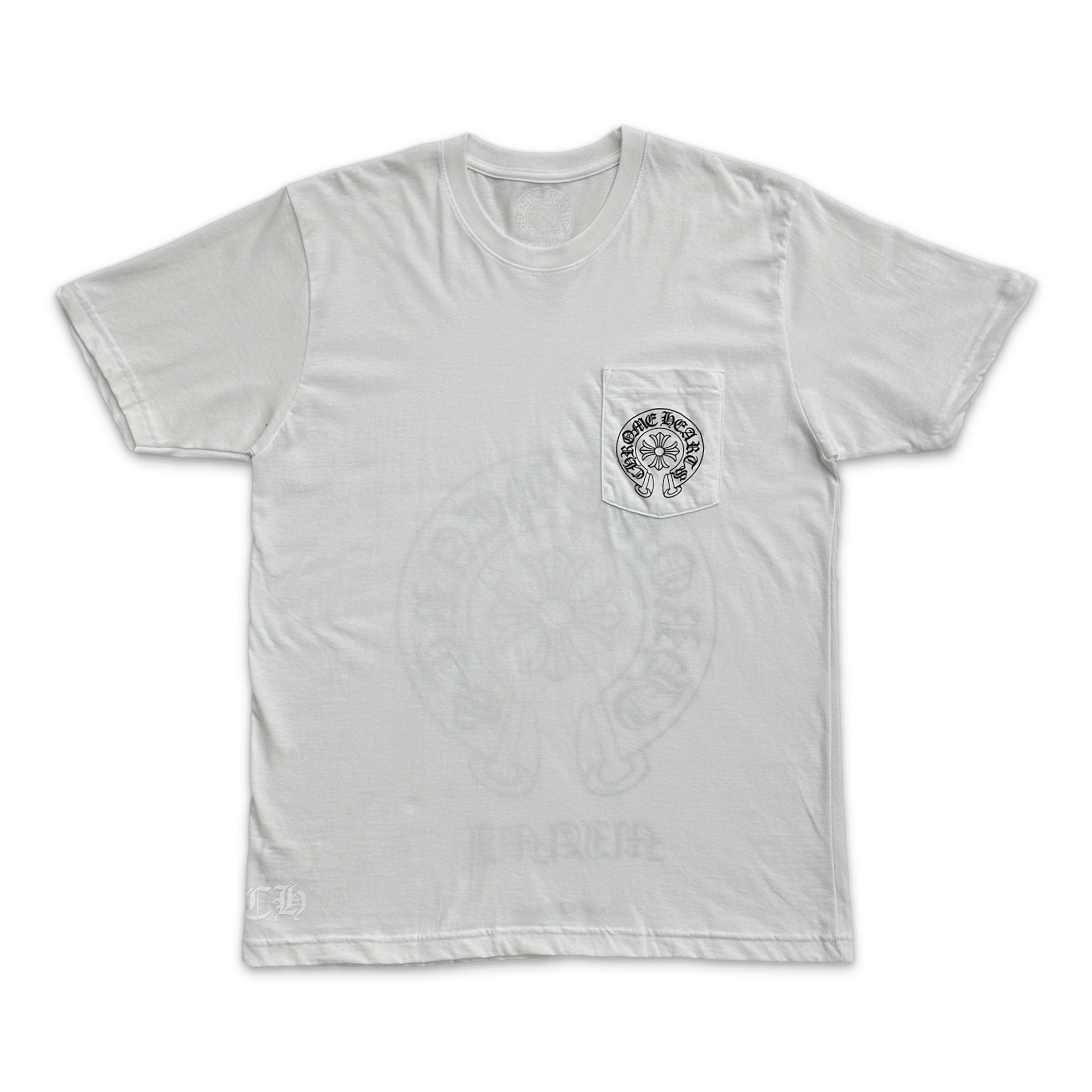 Chrome Hearts, Miami Horseshoe Pocket Tee "White"