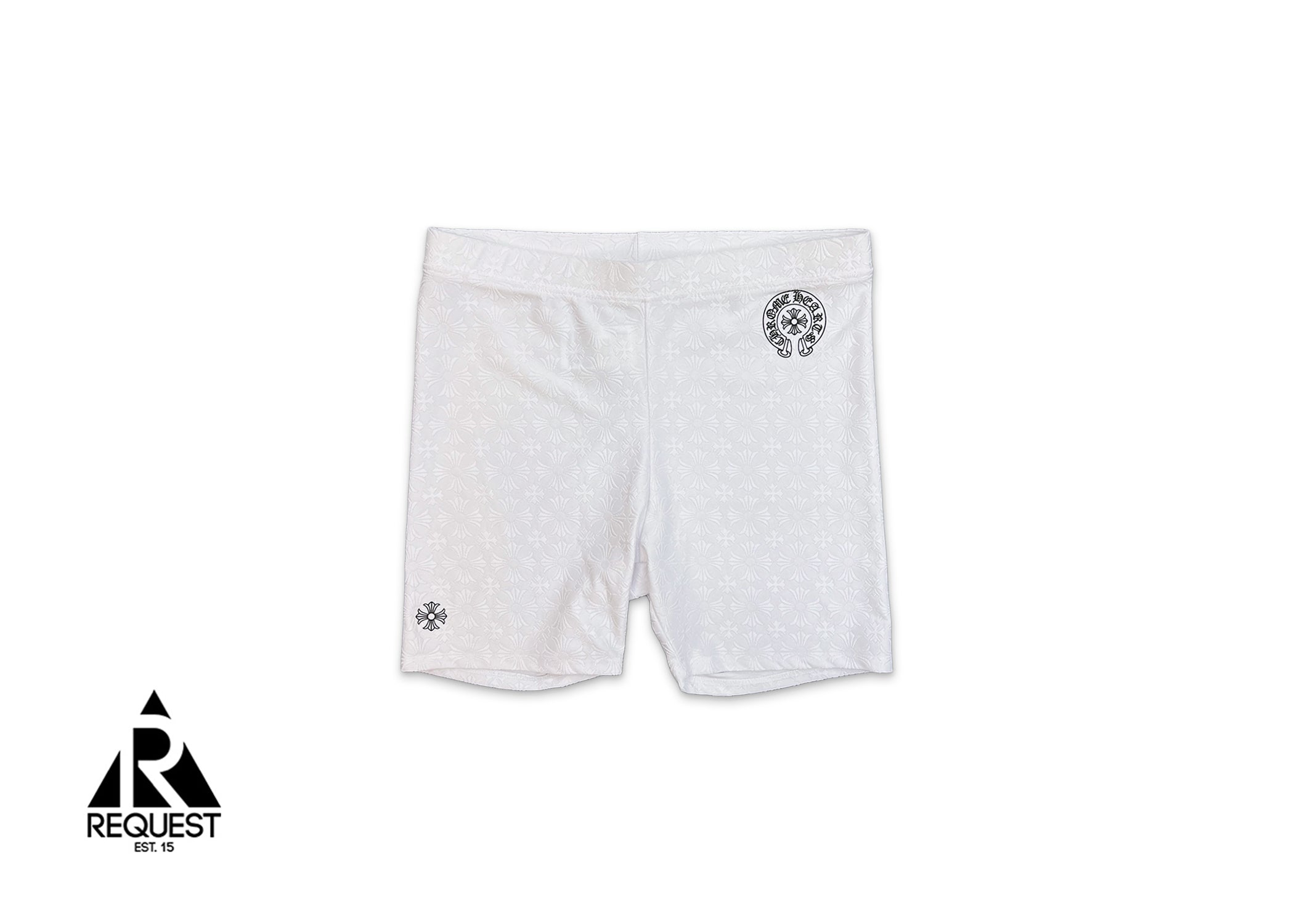 Chrome Hearts, Motif Tennis Legging Shorts "White" (W)