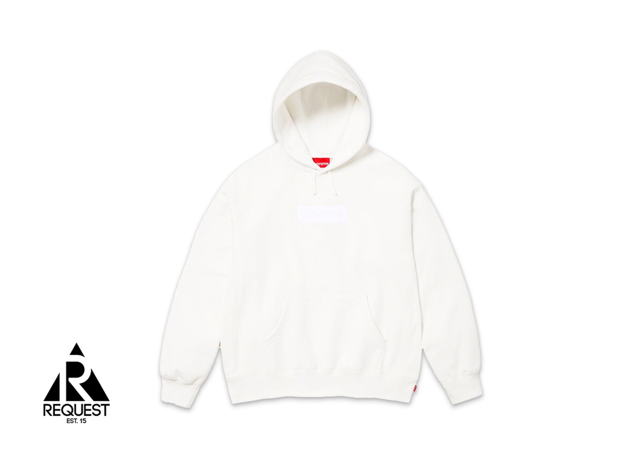 Supreme Hooded Box Logo Sweatshirt “White