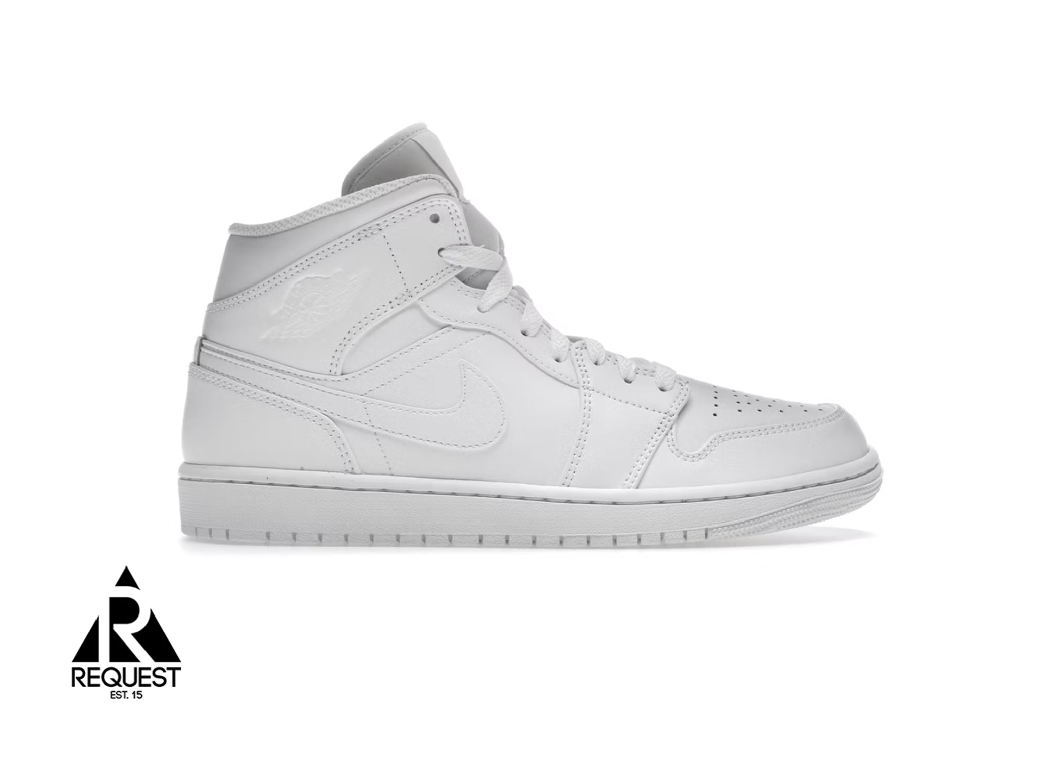 Air Jordan 1 Mid Retro "Triple White" (2022)