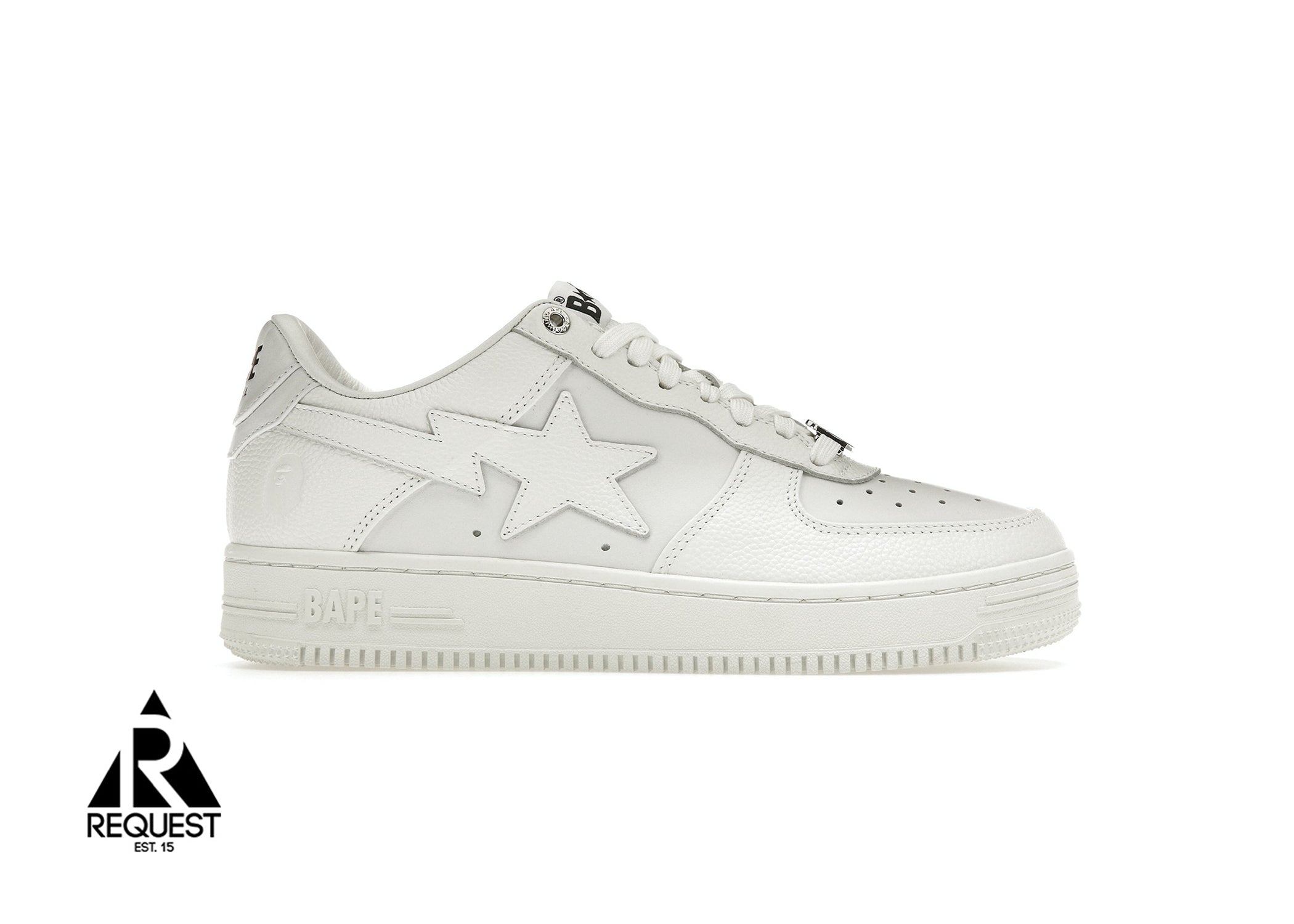 A Bathing Ape Bapesta "Triple White"