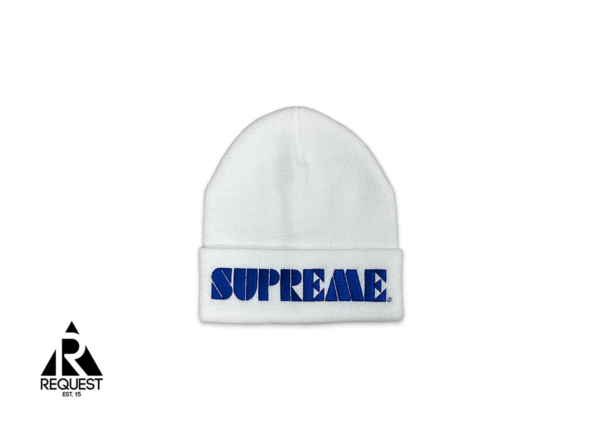 Supreme, Sports Stencil Beanie "White"