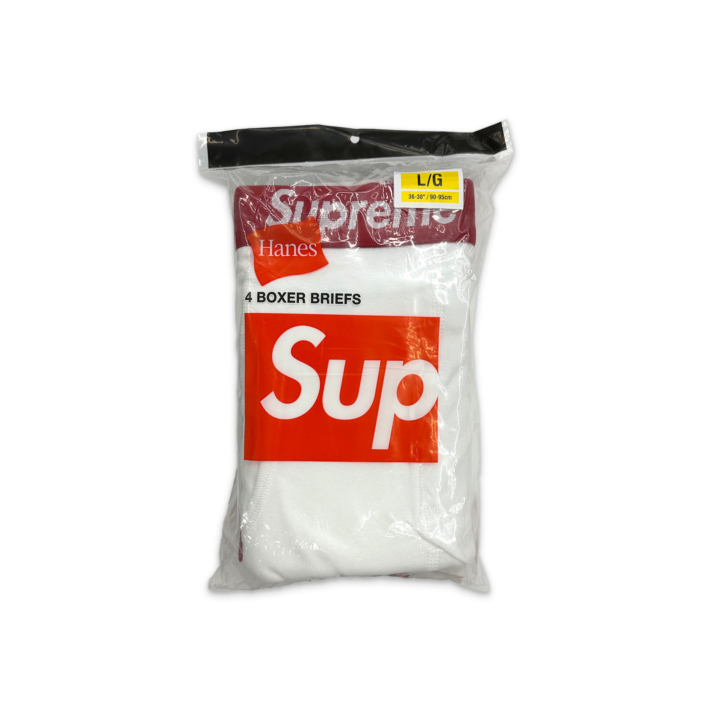 Hanes Boxer Briefs (4 Pack) "White"