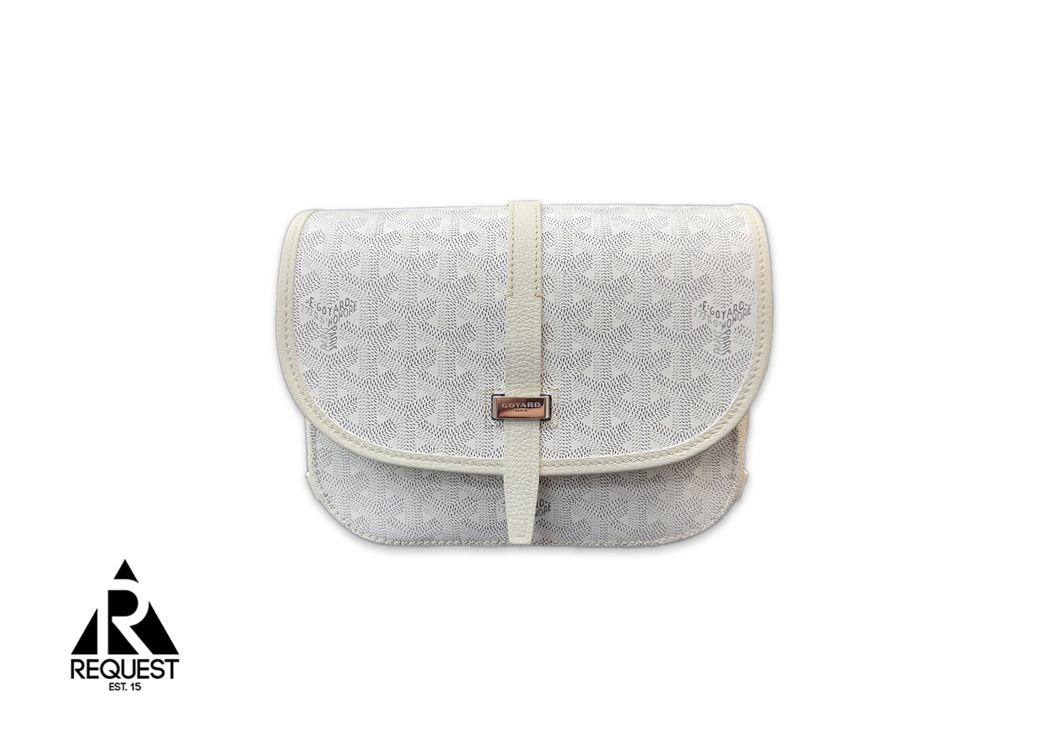 Goyard, Belvedere PM Strap Bag "White"
