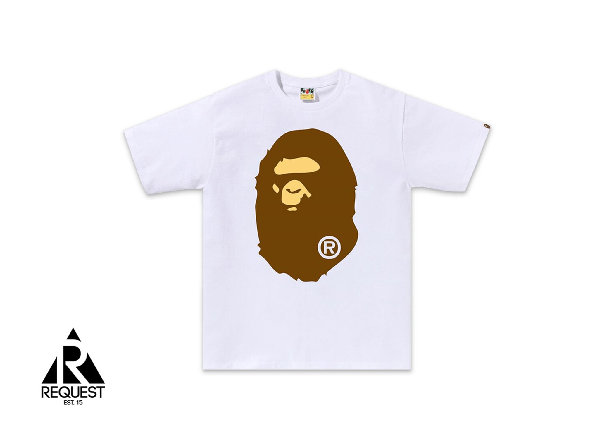 A Bathing Ape BAPE Big Ape Head Tee “White”