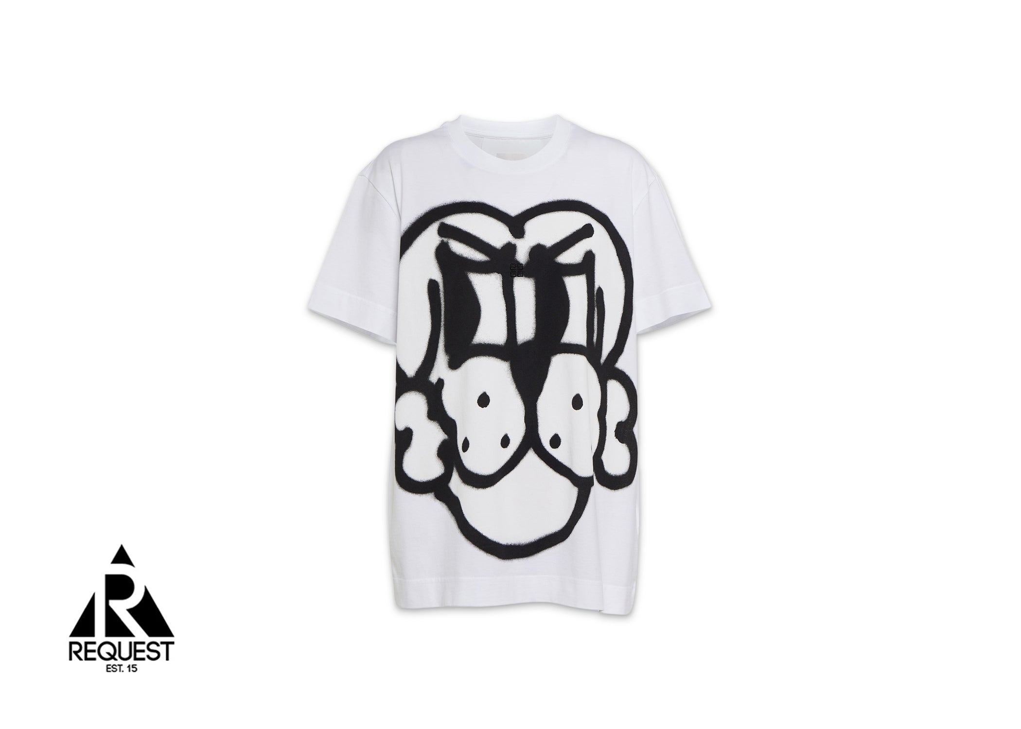 Givenchy Chito Dog Print Oversized Tee "White"