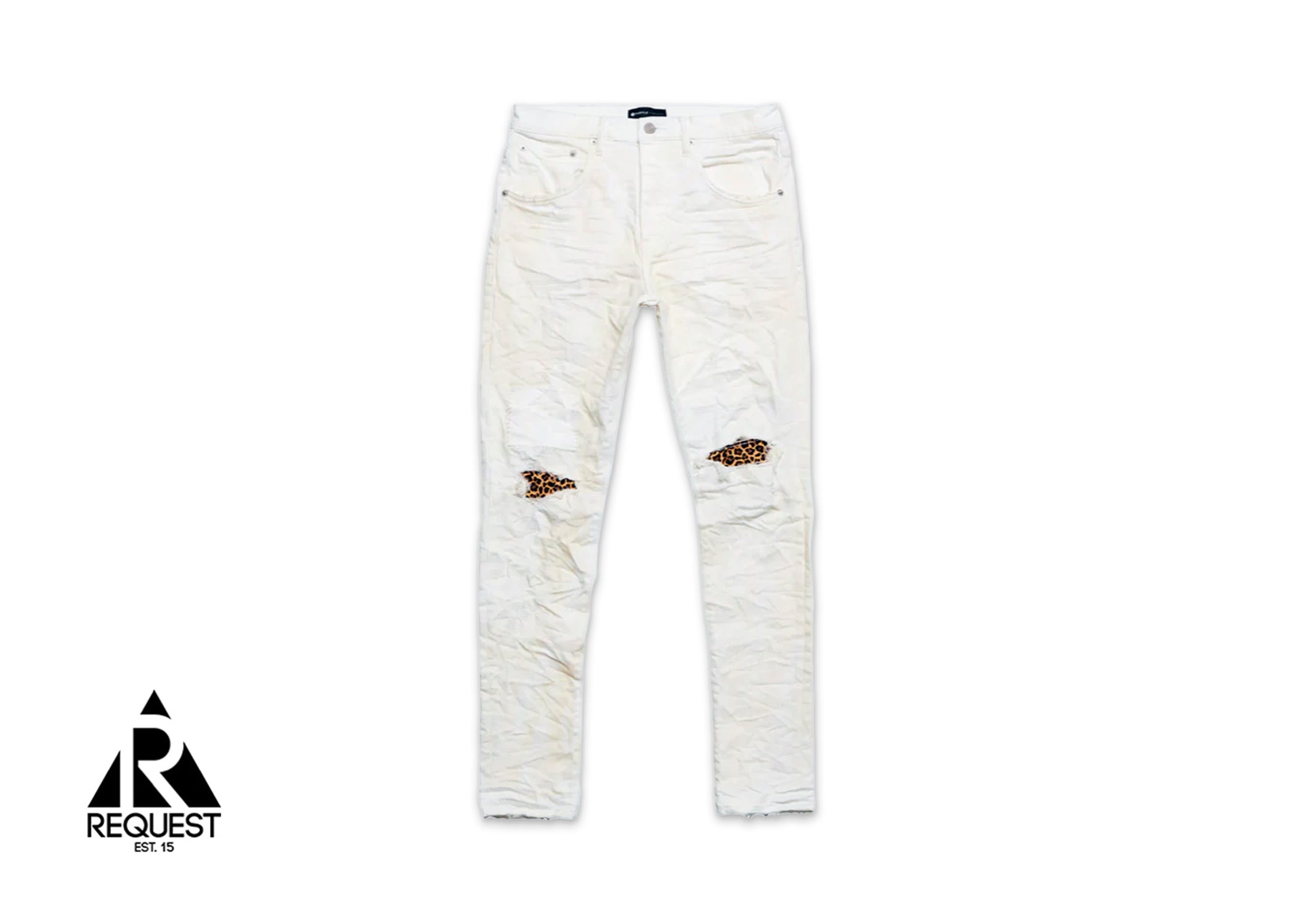 Purple Brand "White Animal Repair Jean"