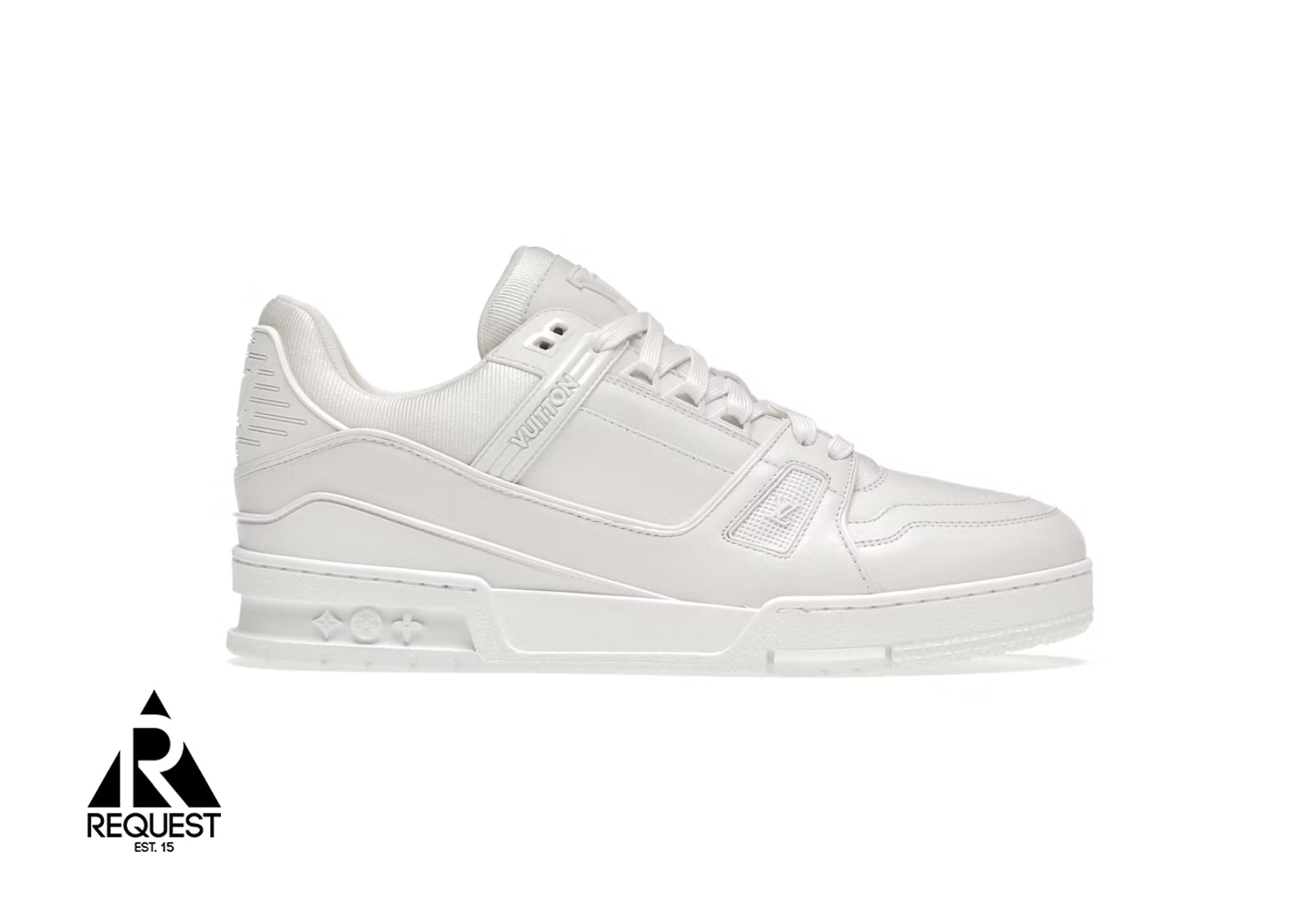 louis vuitton trainers all white
