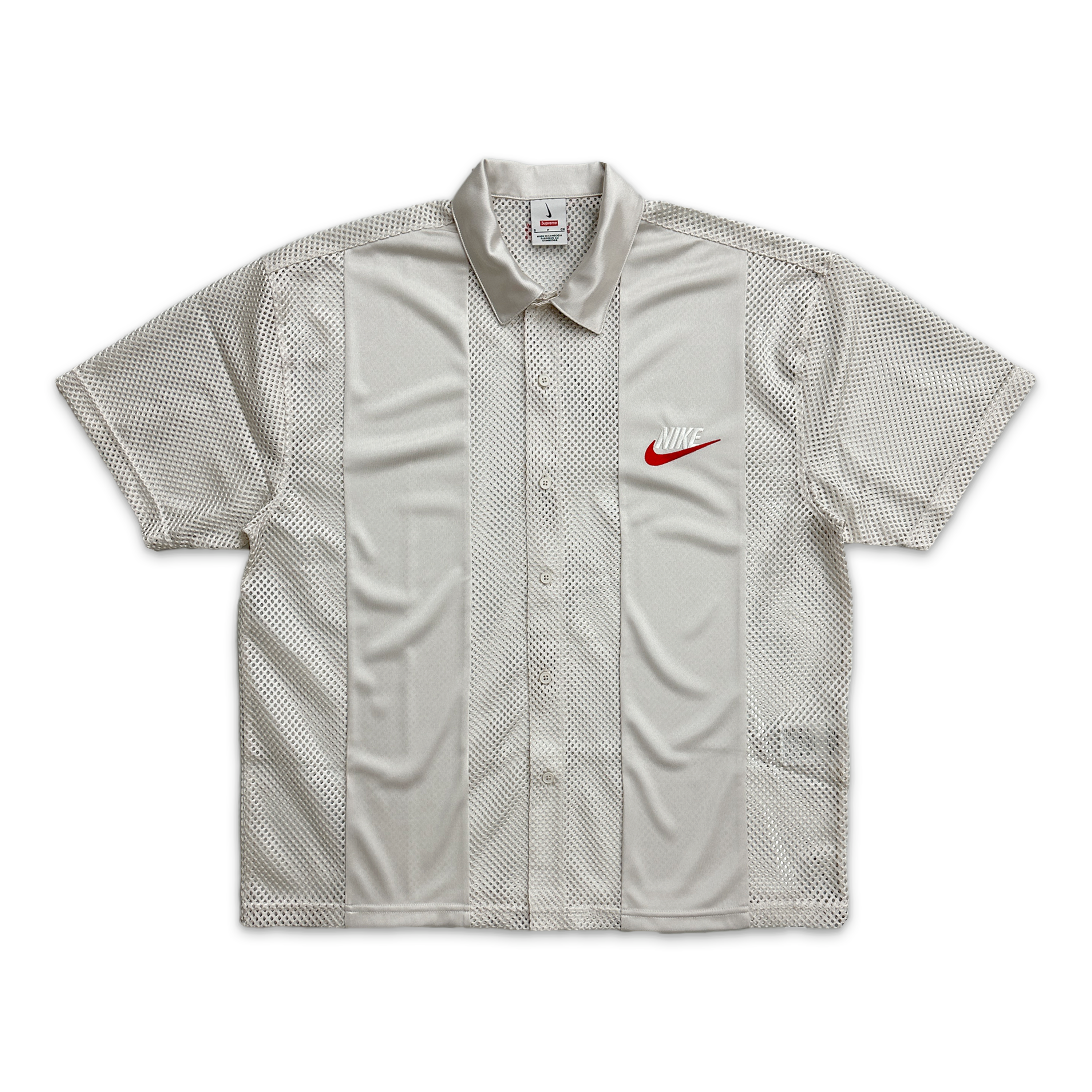 Supreme, x Nike Mesh S/S Shirt SS24 "White"