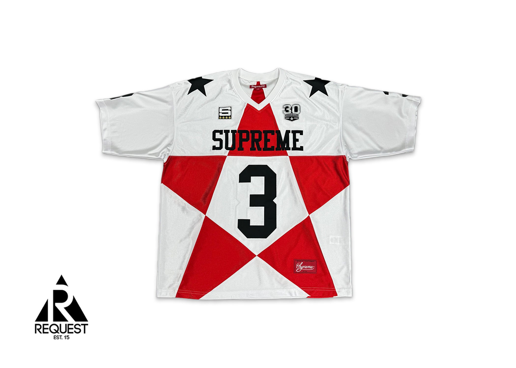 Supreme, Star Football Jersey "White"