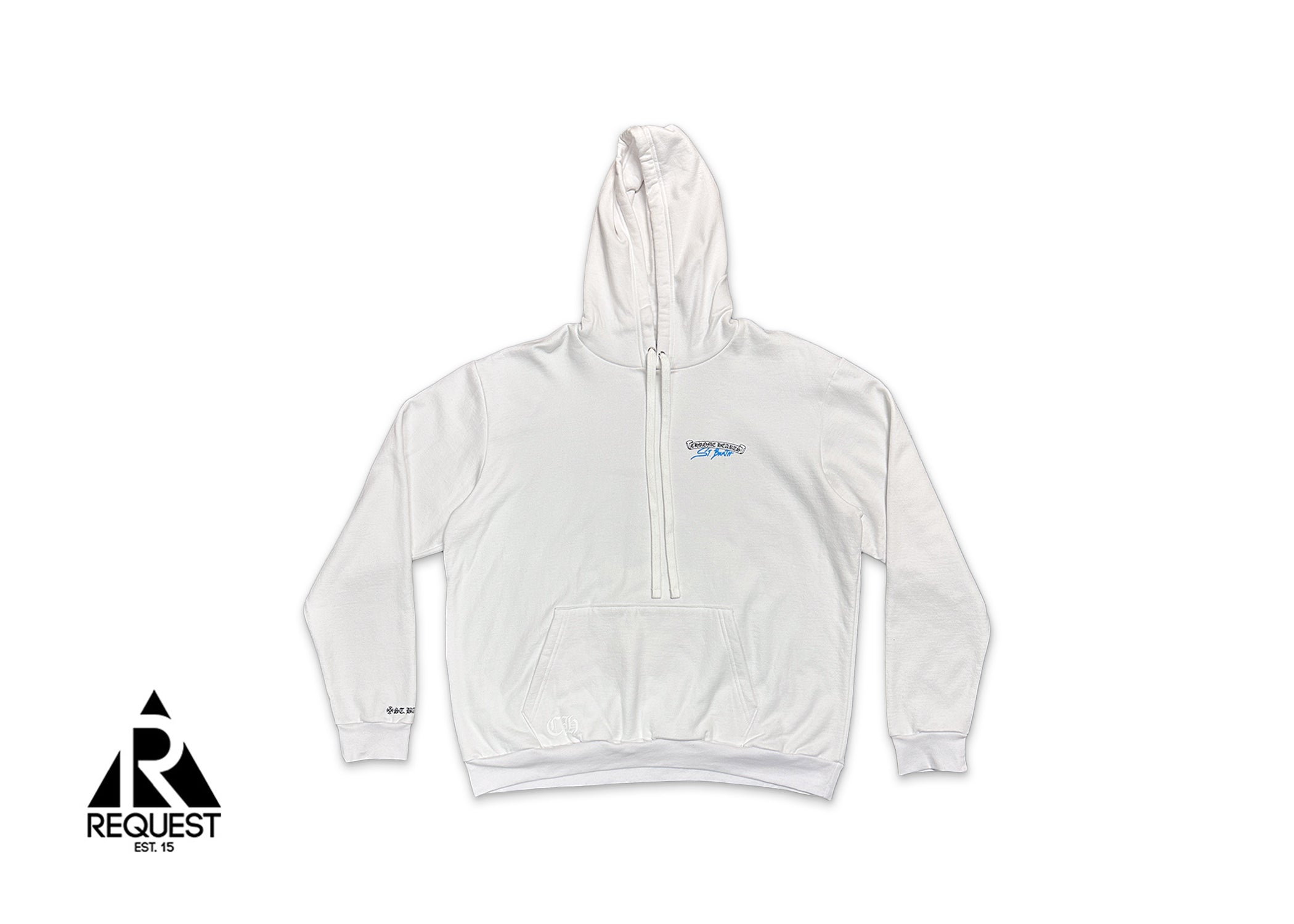 Chrome Hearts, St. Barths Horseshoe Hoodie "White"