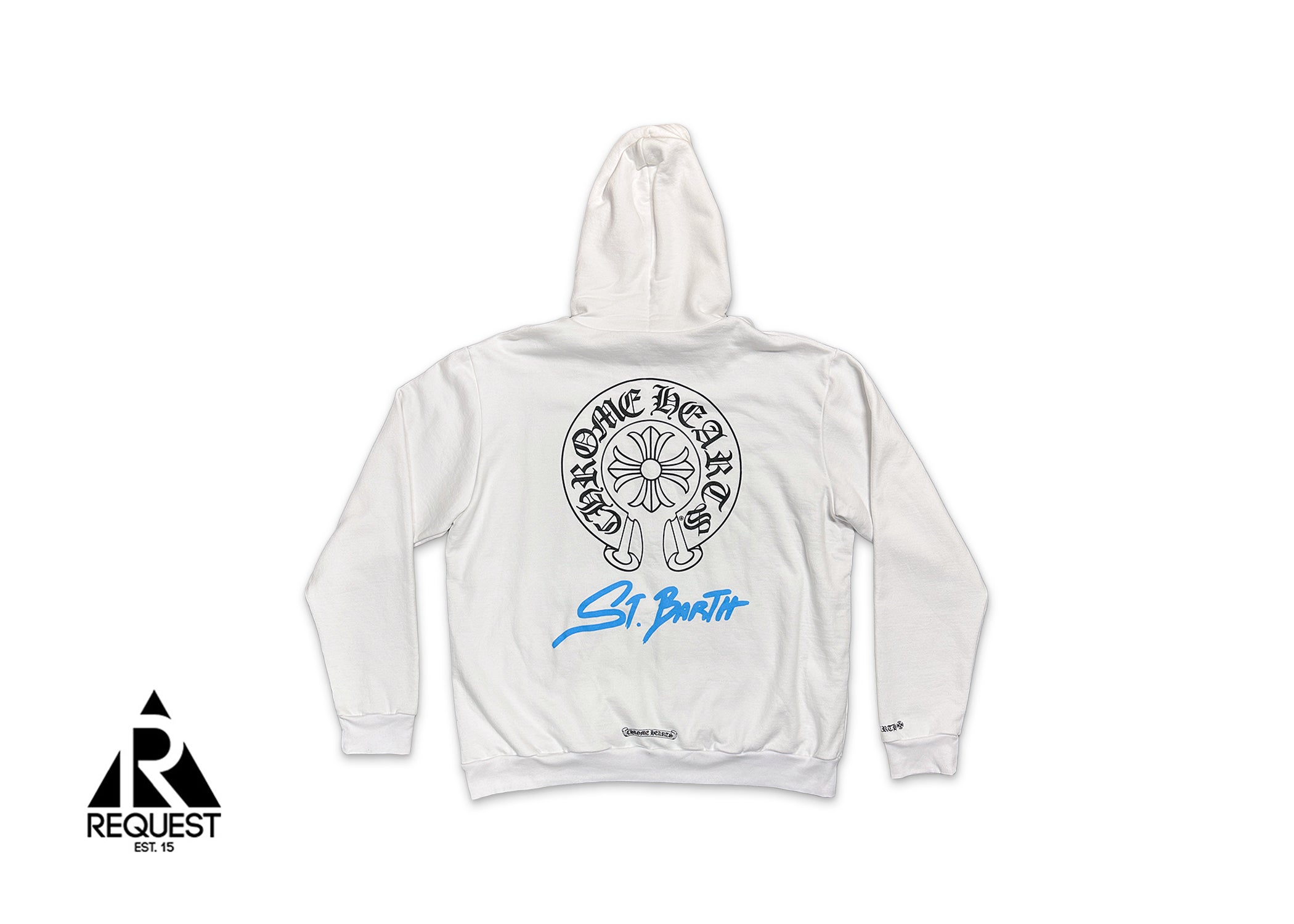 Chrome Hearts, St. Barths Horseshoe Hoodie "White"