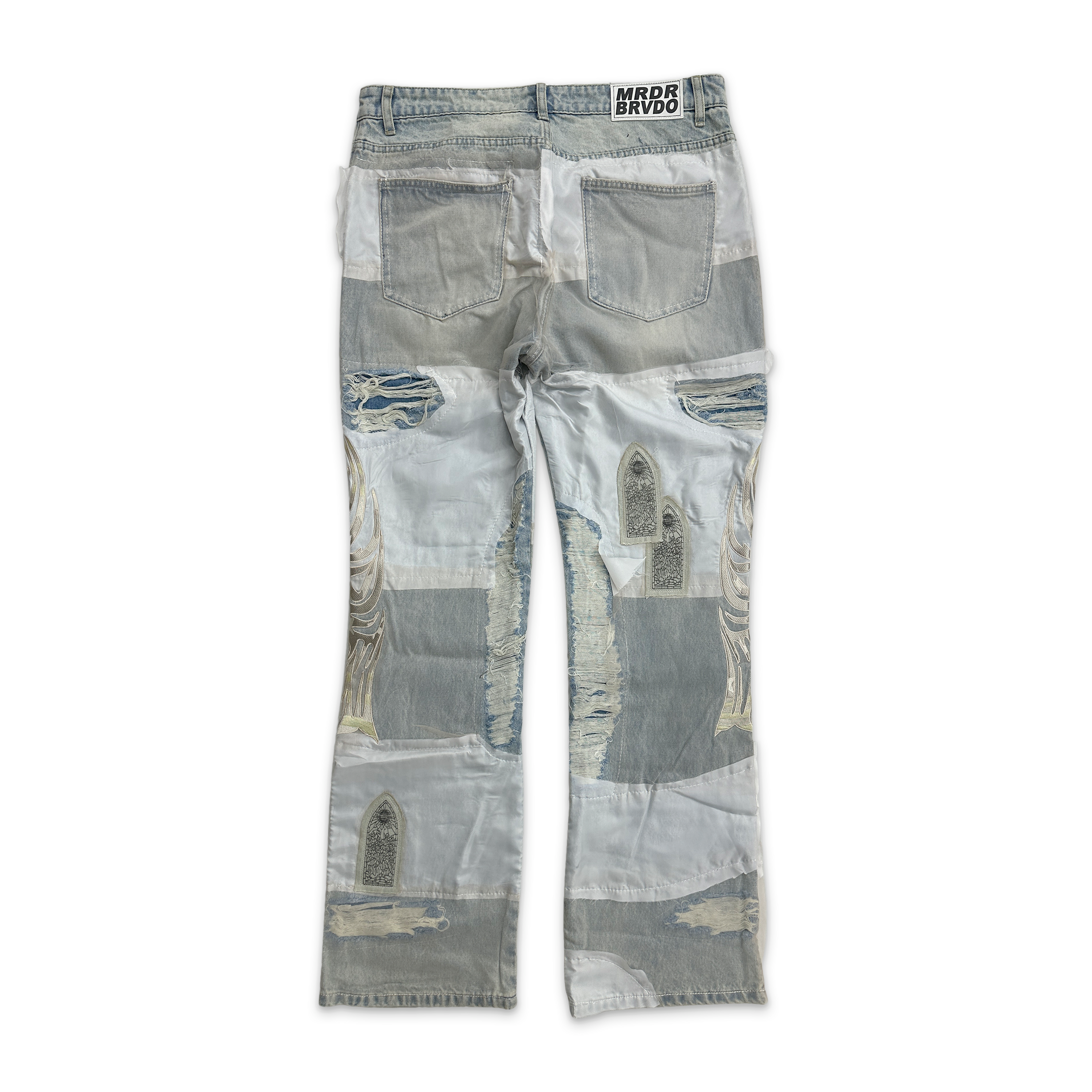 Who Decides War, WDW Winged Organza Denim "Sky"