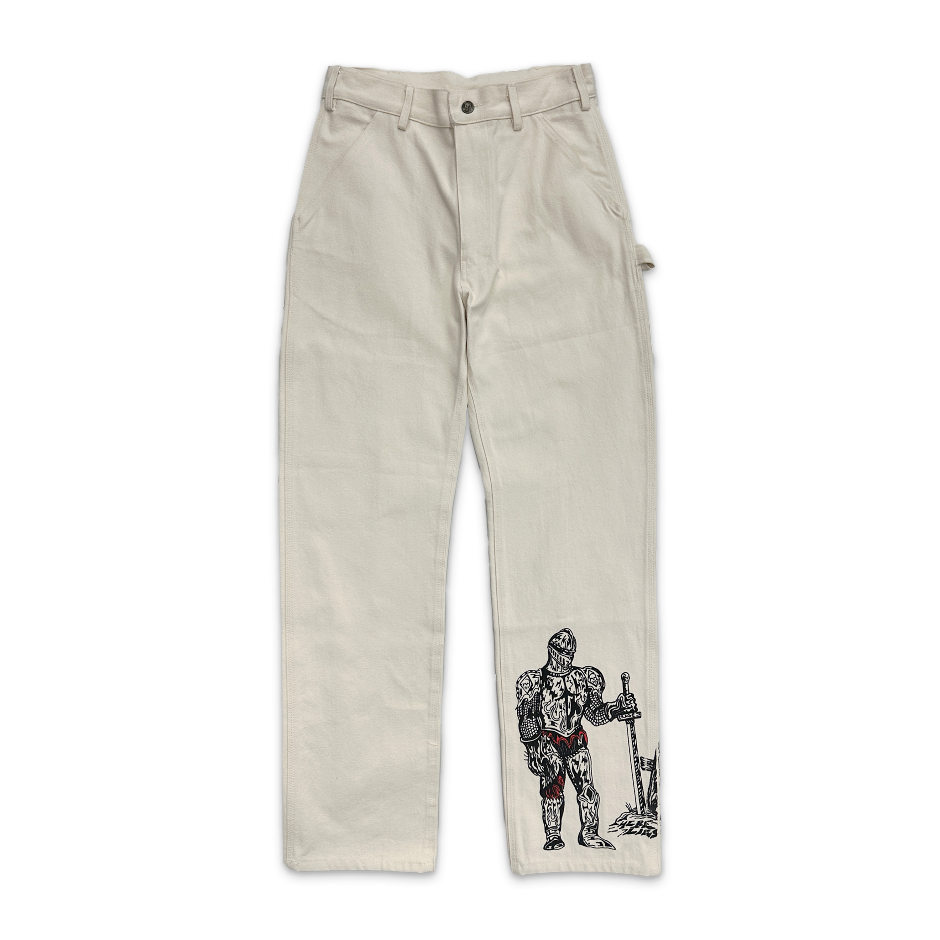 Warren Lotas, Buried Knight Carpenter Pant "Cream"