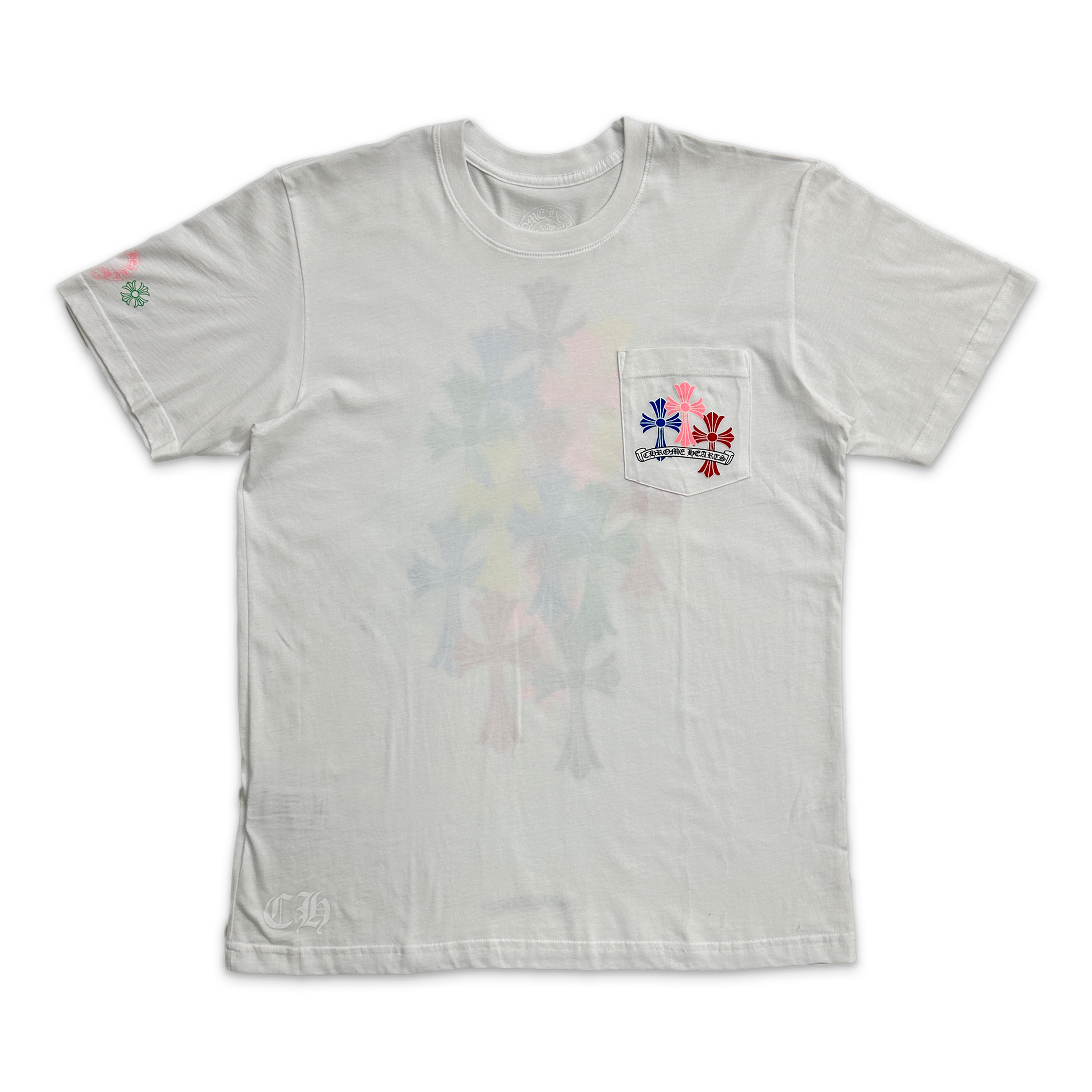 Chrome Hearts, Multi Color Cemetery Tee "White"