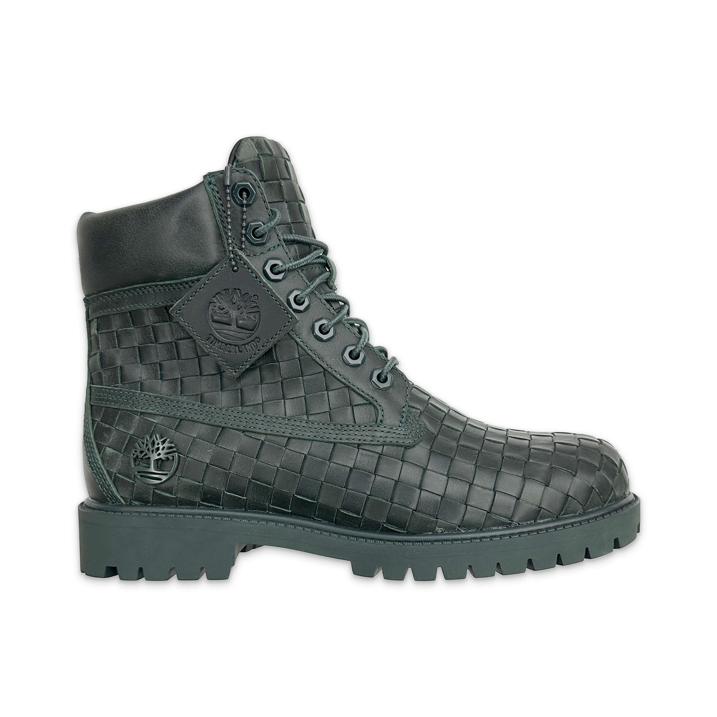 Request, Timberland 6" Premium Leather Boot "Woven Dark Green"