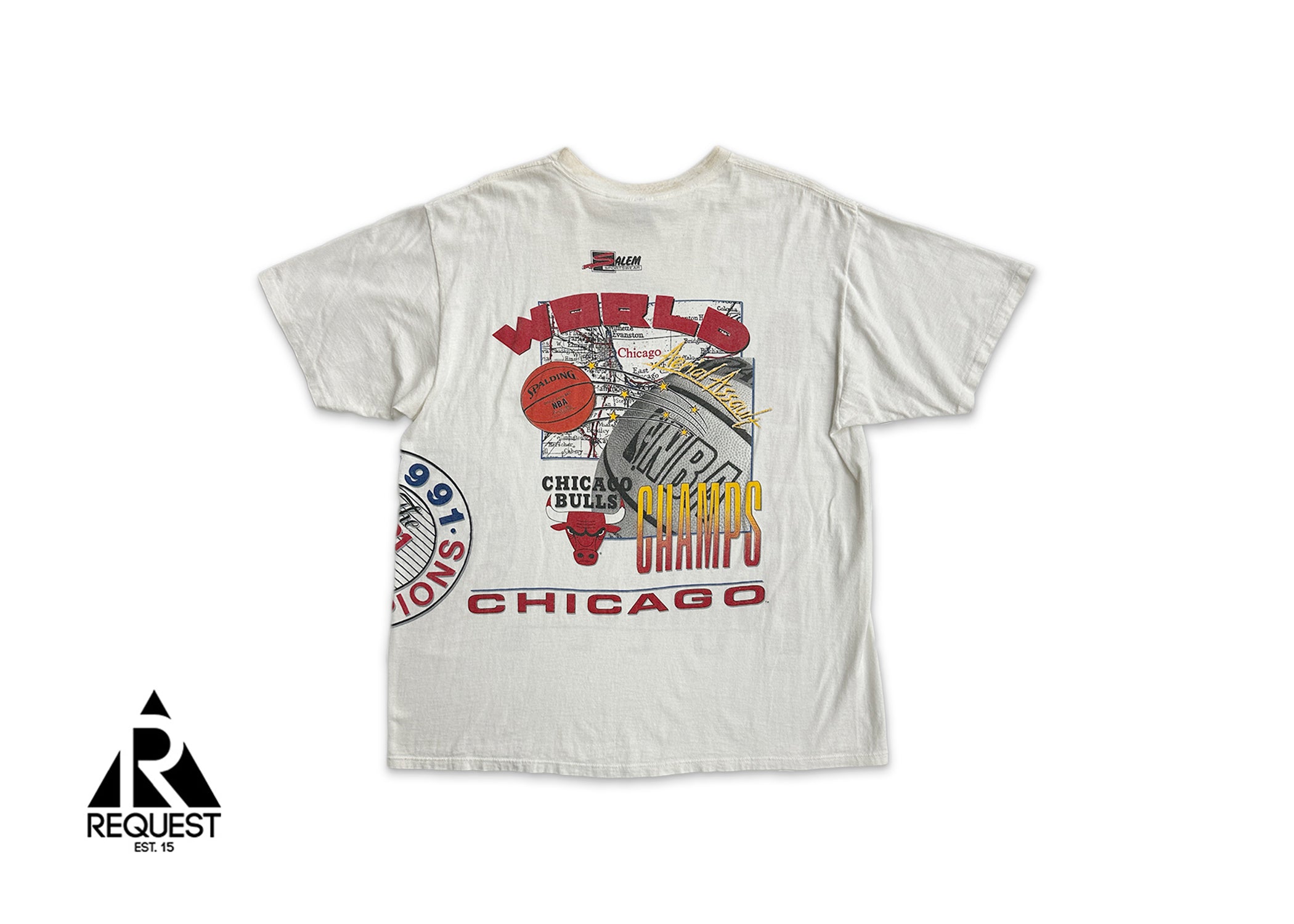 Vintage, Chicago Bulls World Champs 1991 Tee