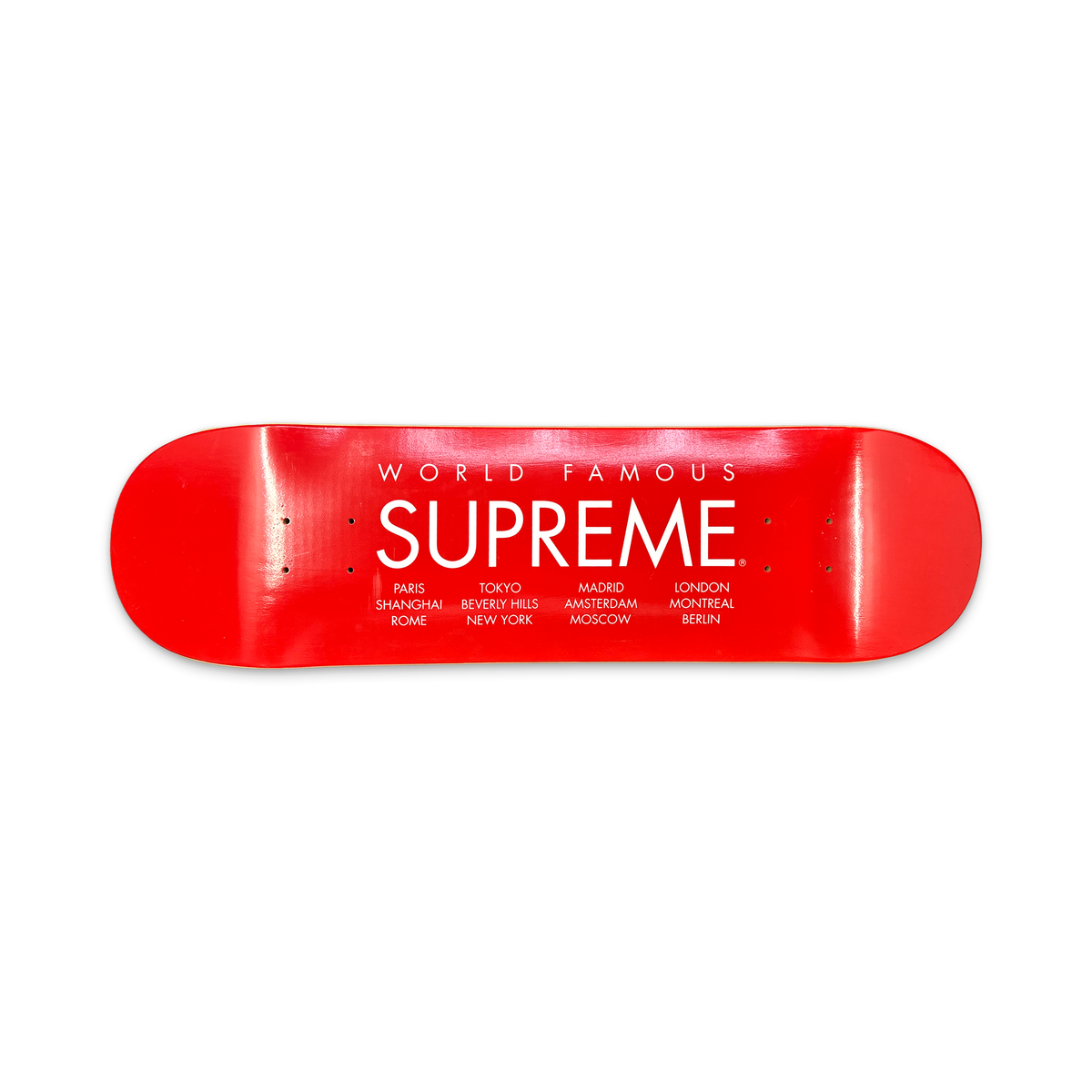 Supreme International Skateboard Deck "Red"