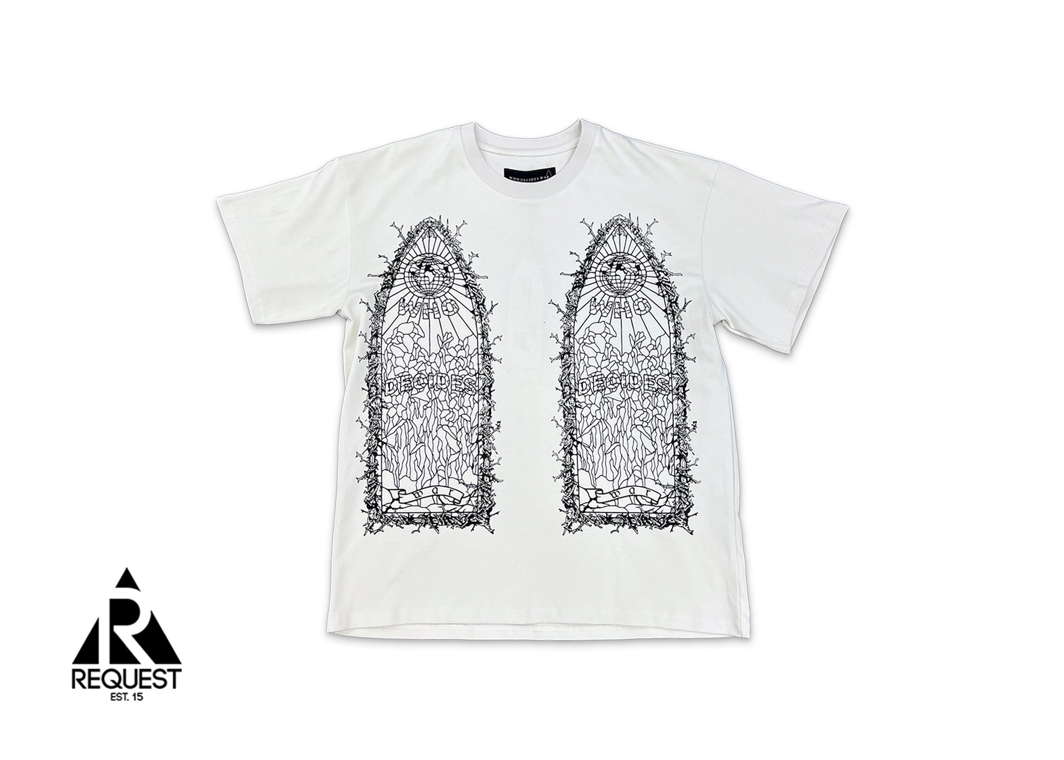 Who Decides War, WDW Thorned Jersey In Cloud Tee "Cream"