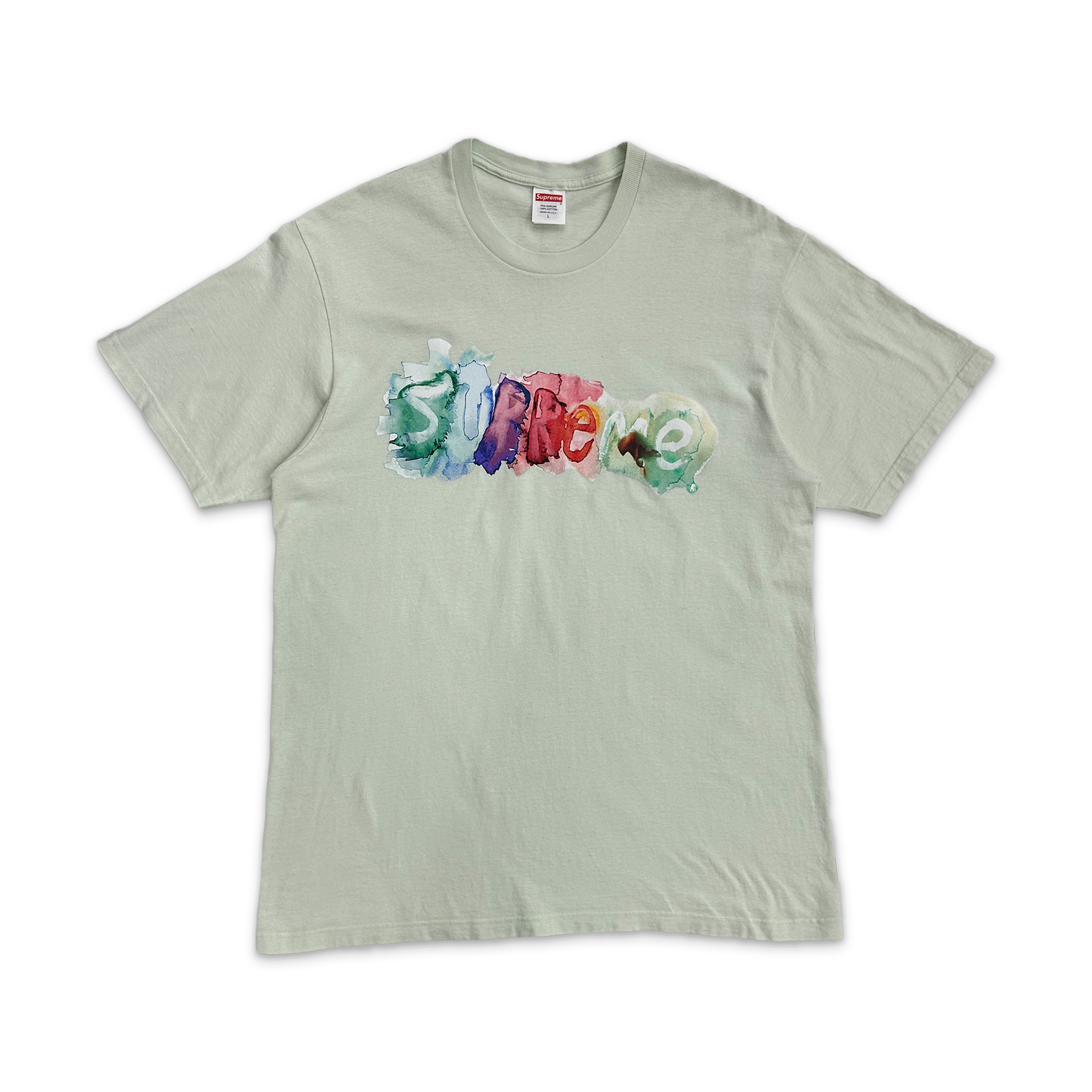 Supreme, Watercolor Tee SS23 "Pale Green"