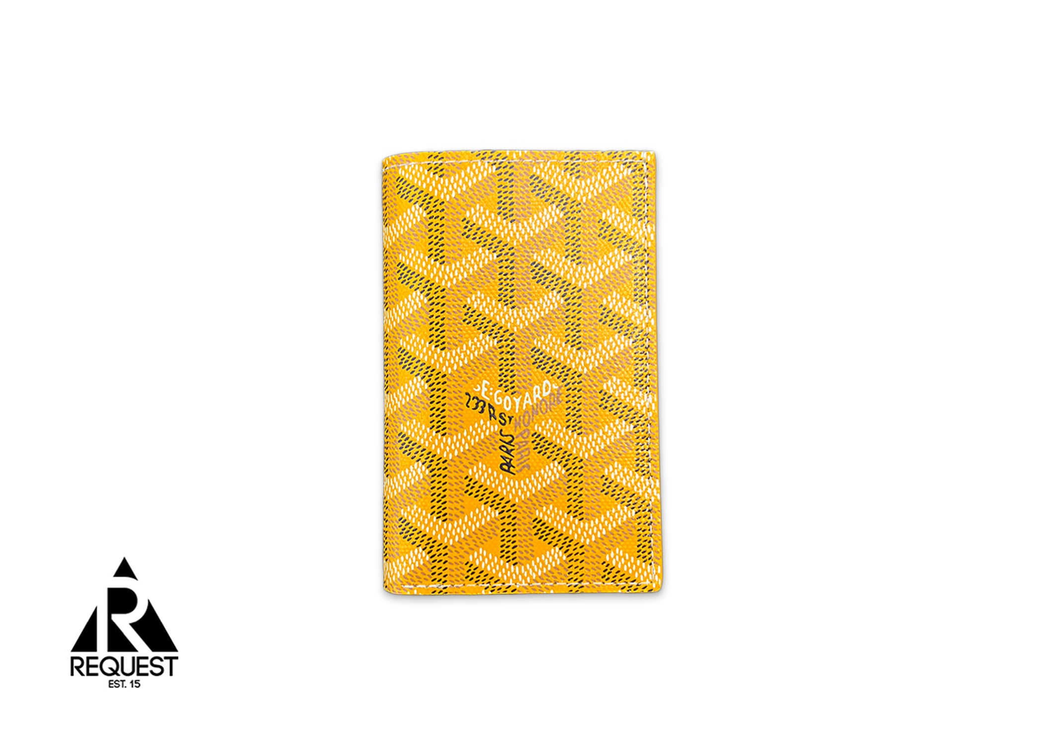 Goyard, Saint-Pierre Card Wallet "Yellow"
