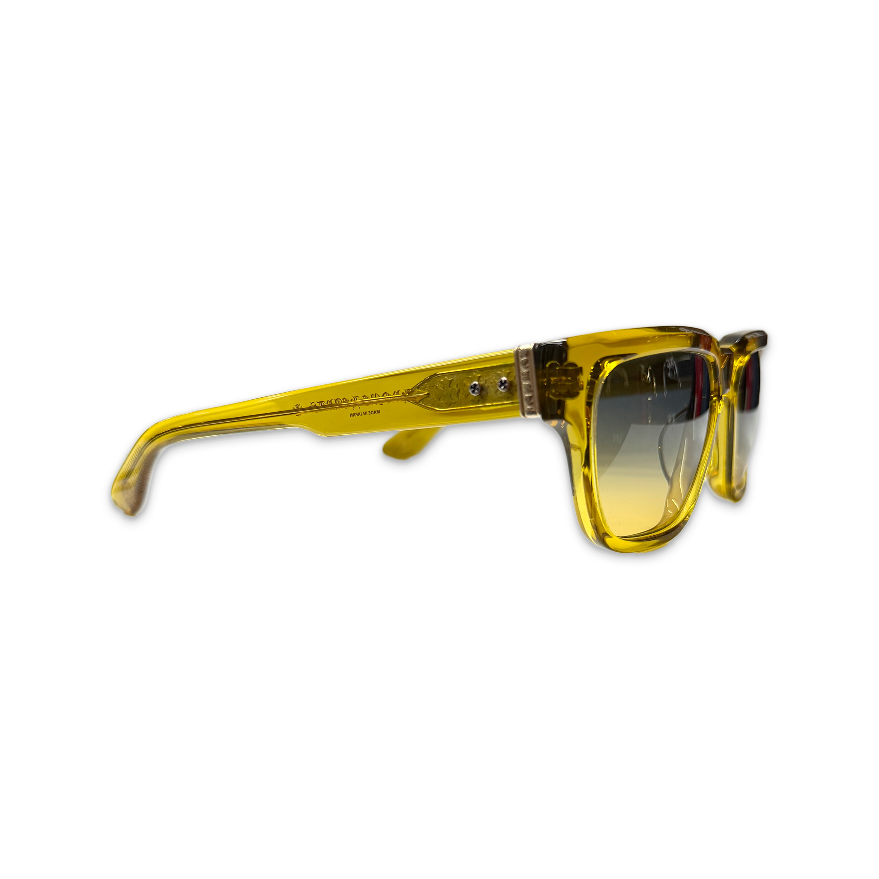 Chrome Hearts, Midixathrill I Sunglasses "Translucent Yellow/ Gold"