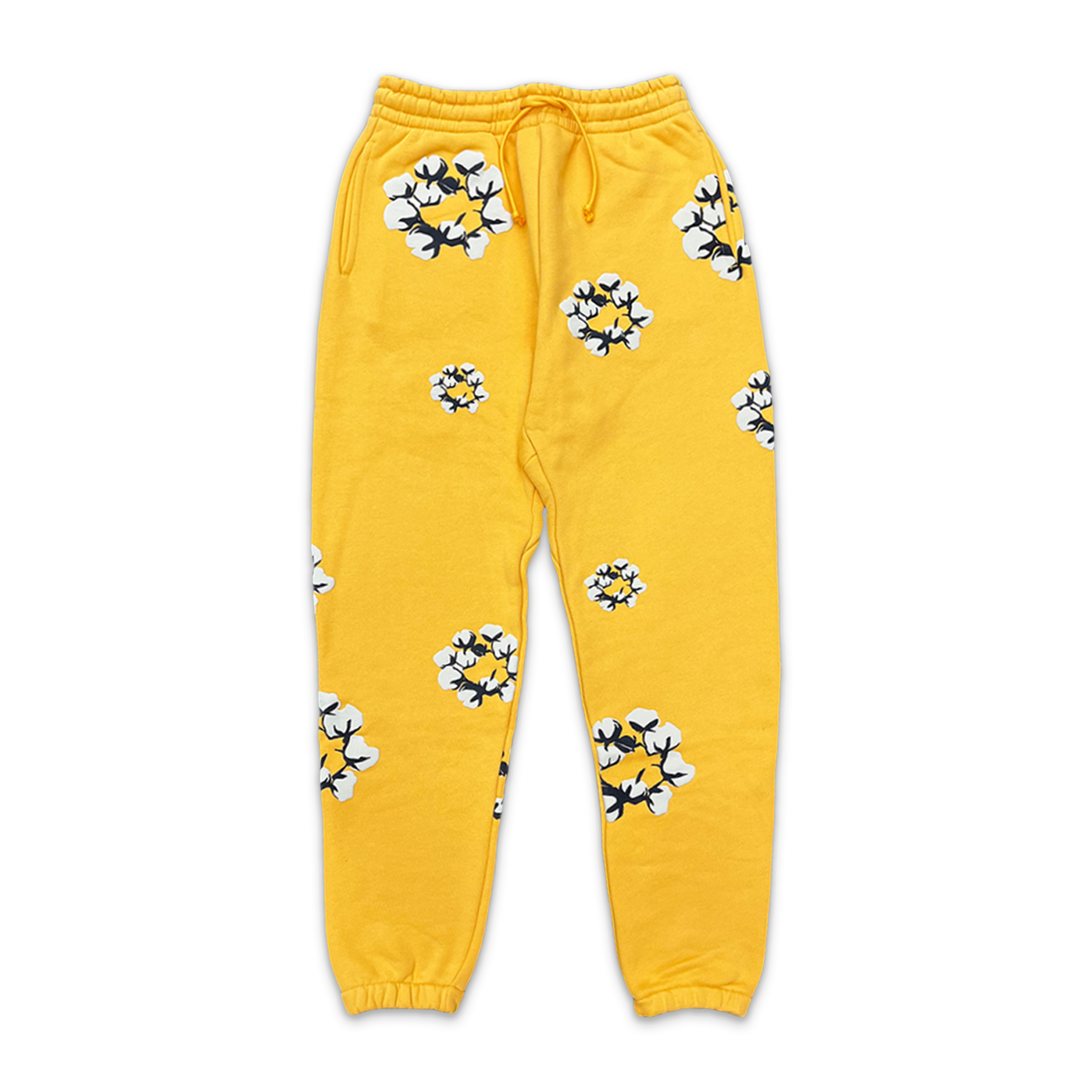 Denim Tears, x CPFM Cactus Tears Wreath Sweatpants "Yellow"