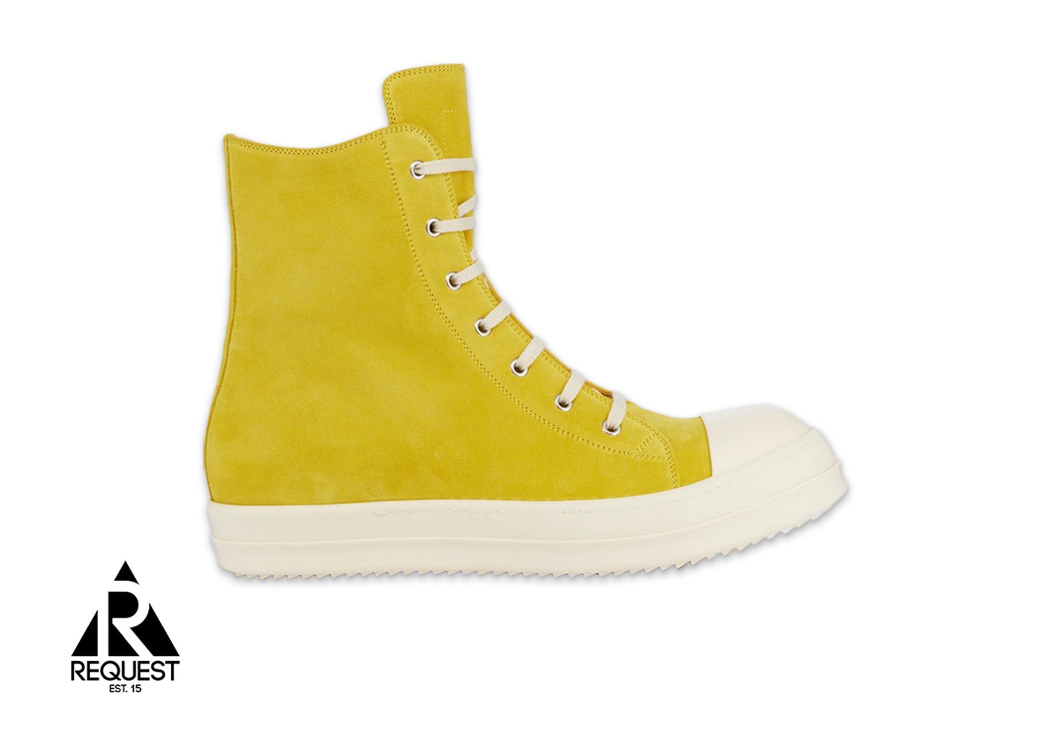 Rick Owens Suede Ramones High "Lemon Milk"