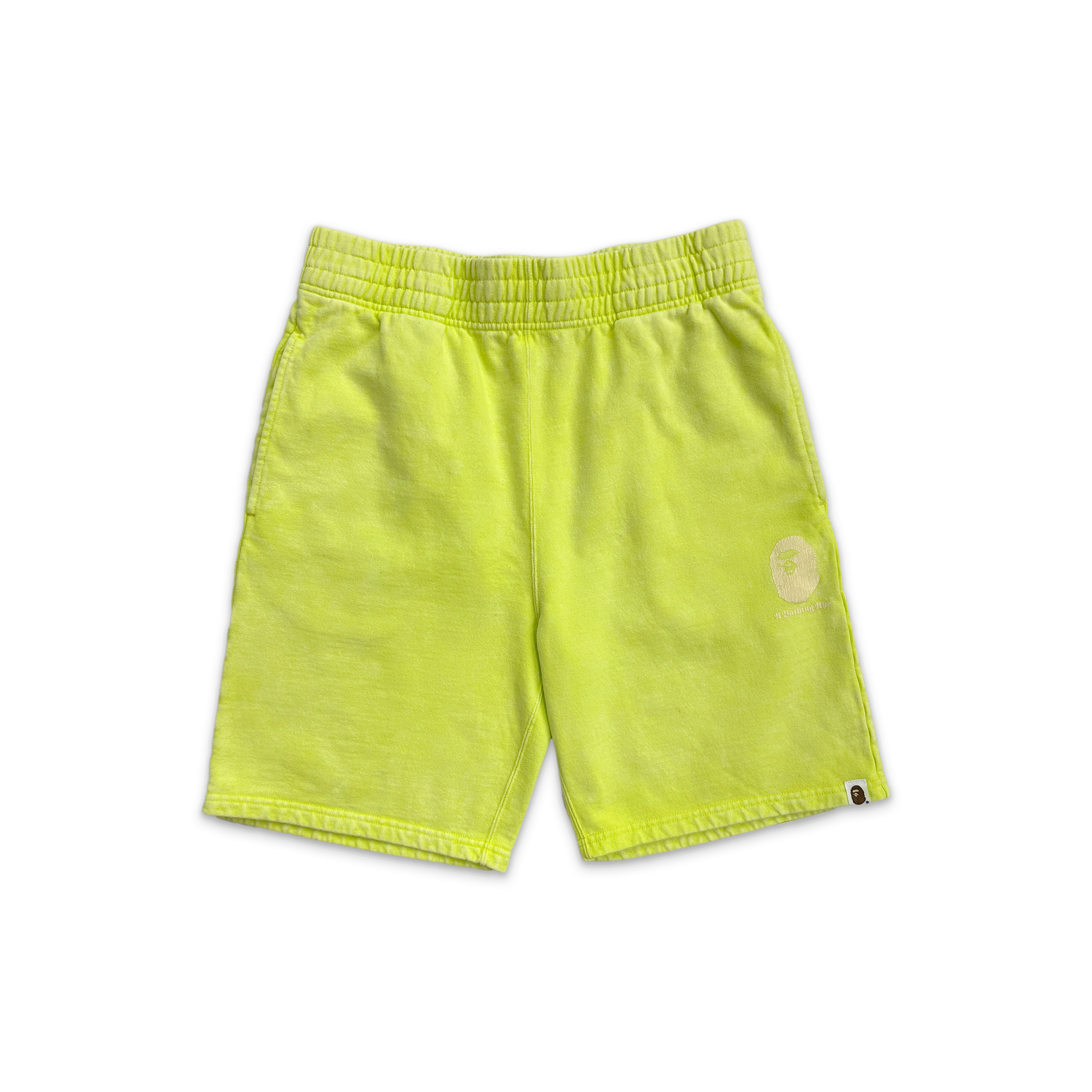 A Bathing Ape (BAPE), Overdyed Sweat Shorts "Yellow"