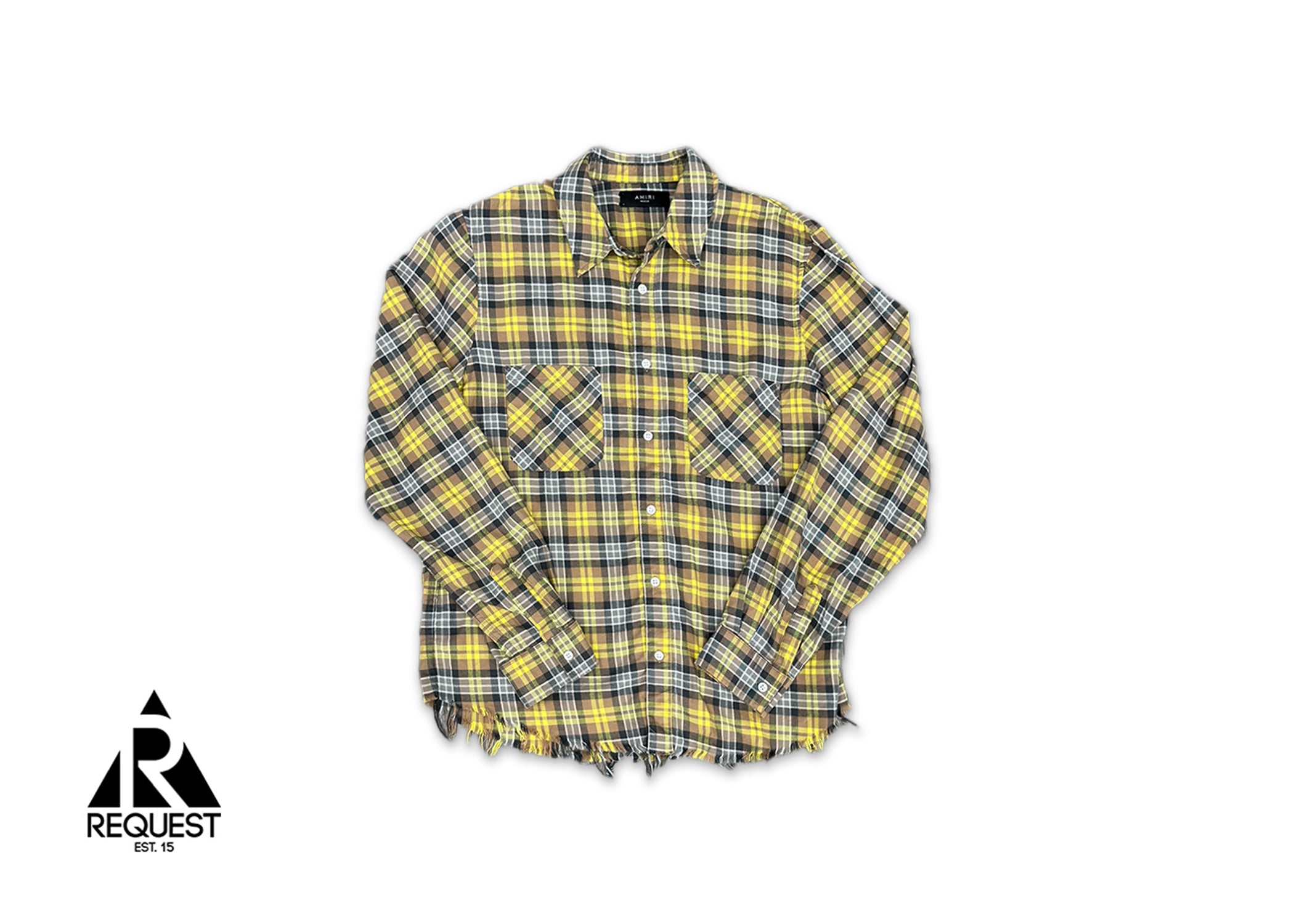 Amiri, Shotgun Flannel "Yellow/Brown/Black"