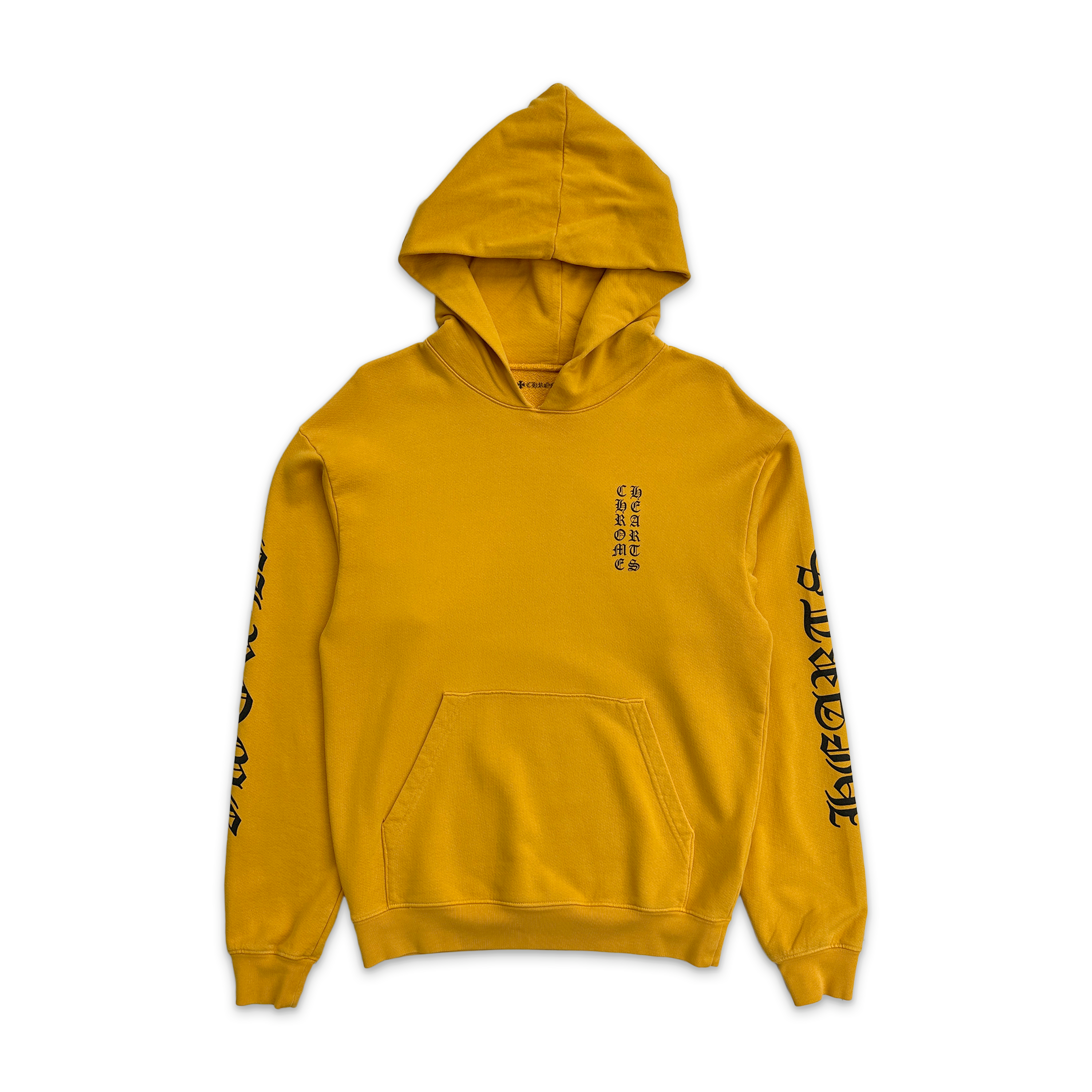 Vertical Logo Hoodie "Mustard"