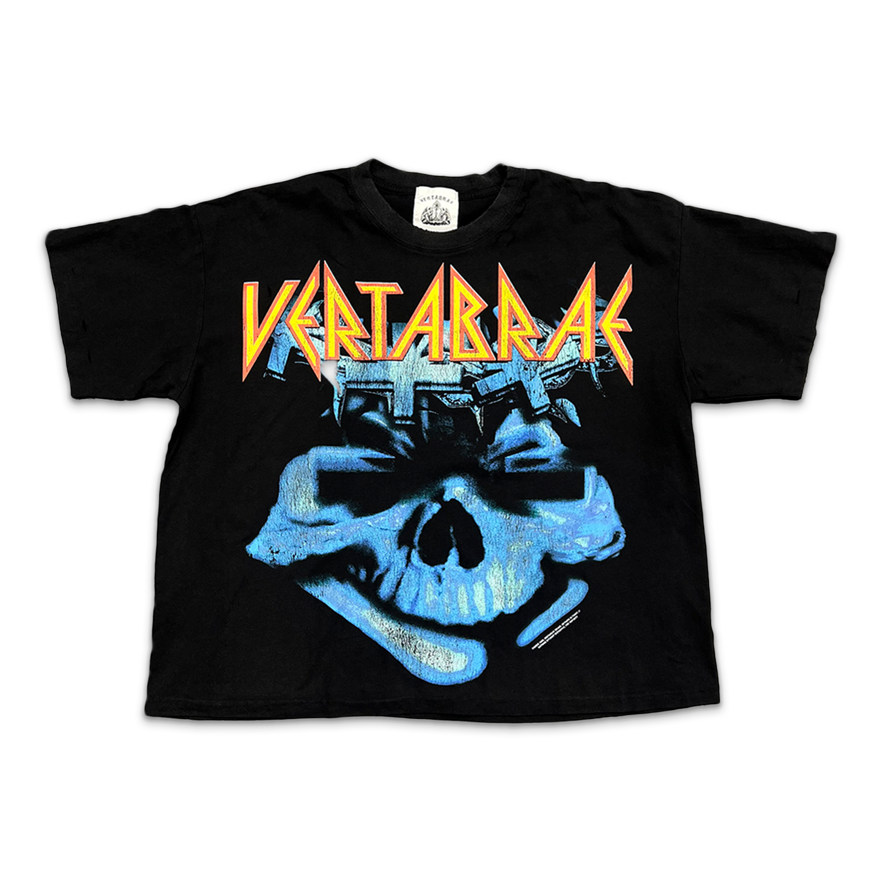 Vertabrae, Cobalt Cranium Tee "Black"