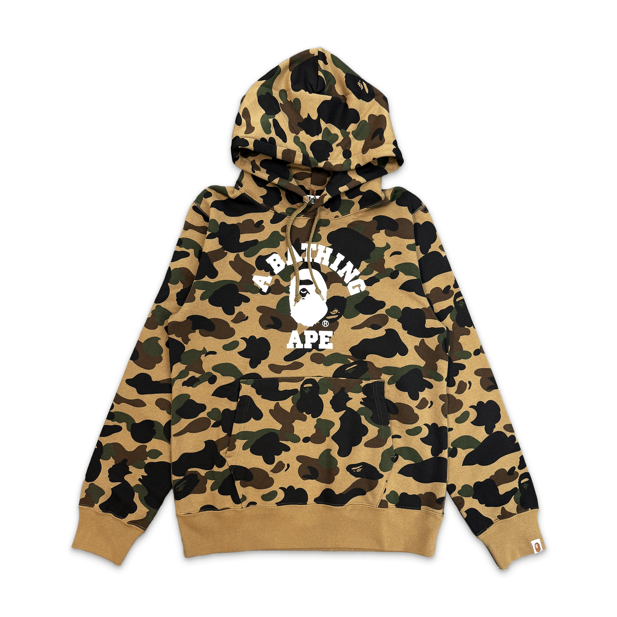 BAPE 1st Camo Pullover Hoodie "Yellow"