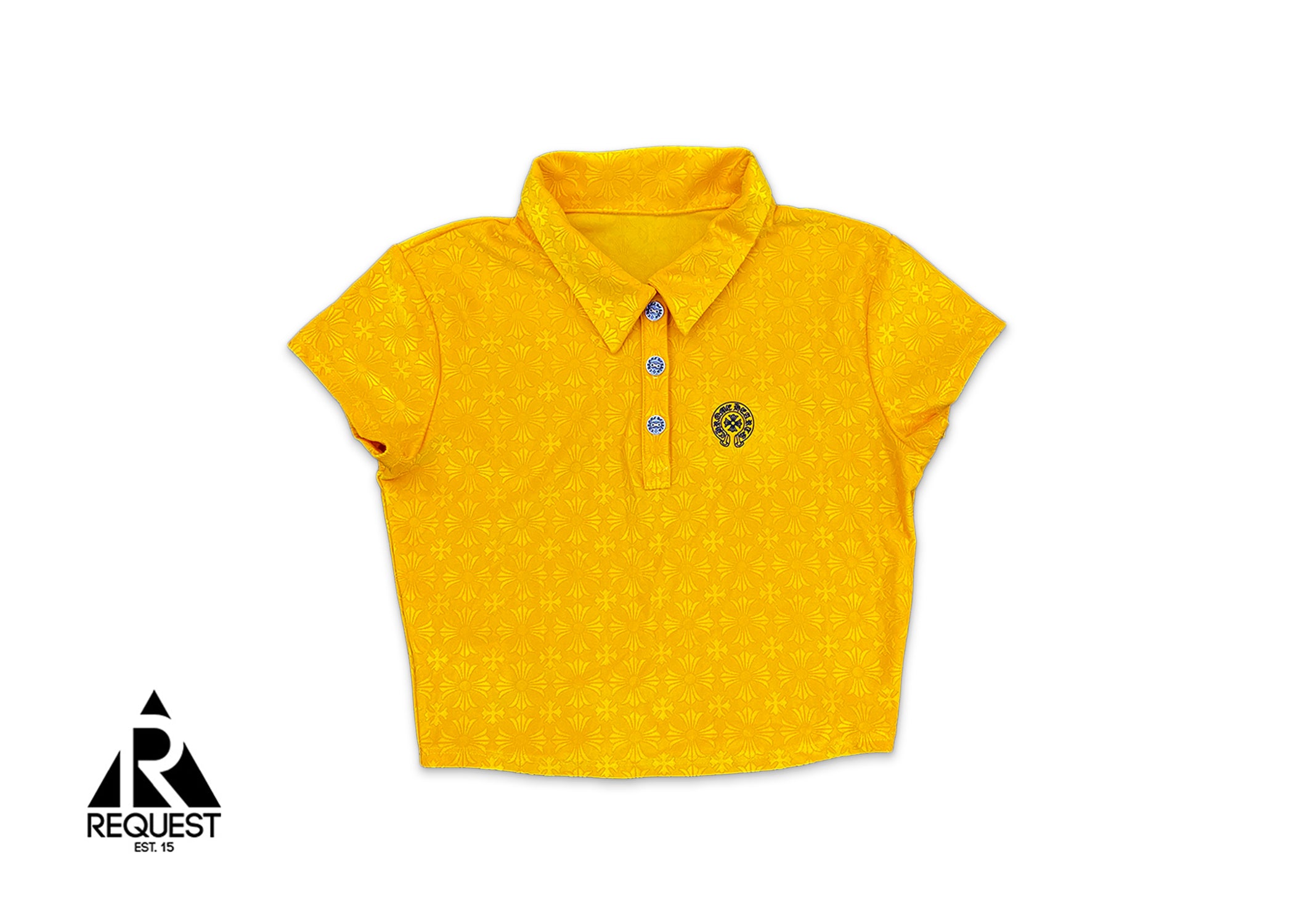 Chrome Hearts Motif Tennis Polo "Yellow" (W)