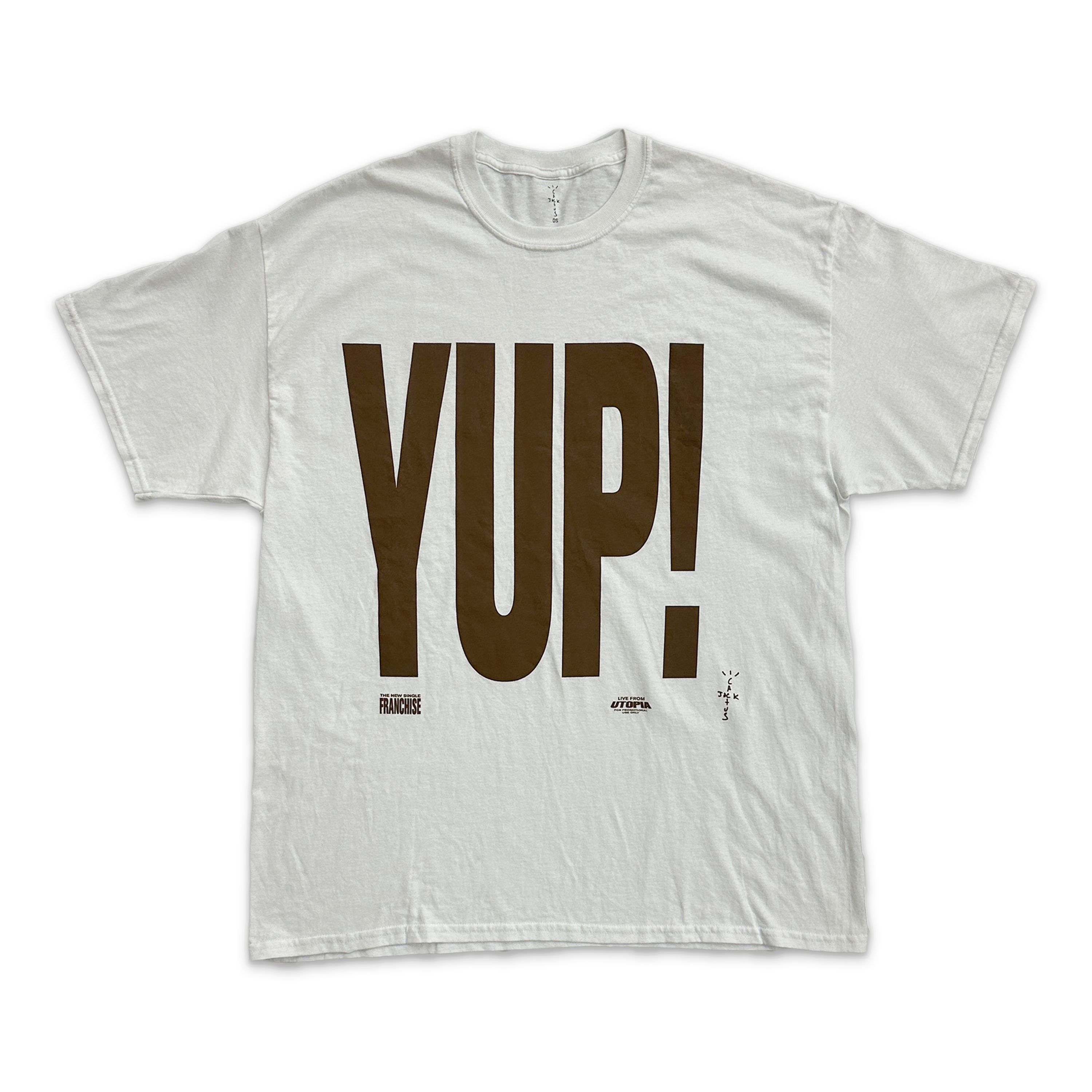 Travis Scott, Travis Scott Franchise Promo YUP! Tee "White"