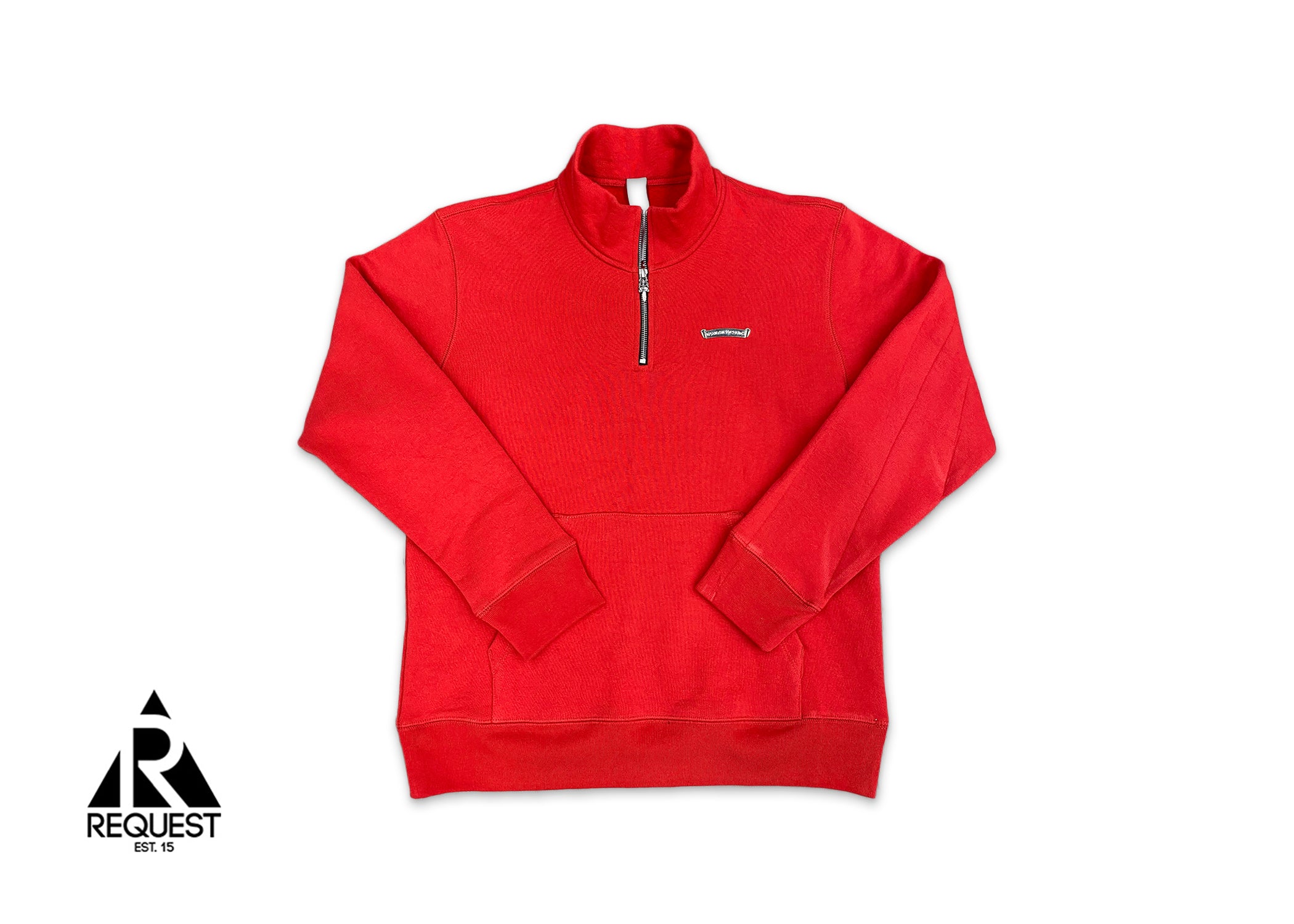 Chrome Hearts Cross Half Zip “Red Hollywood”