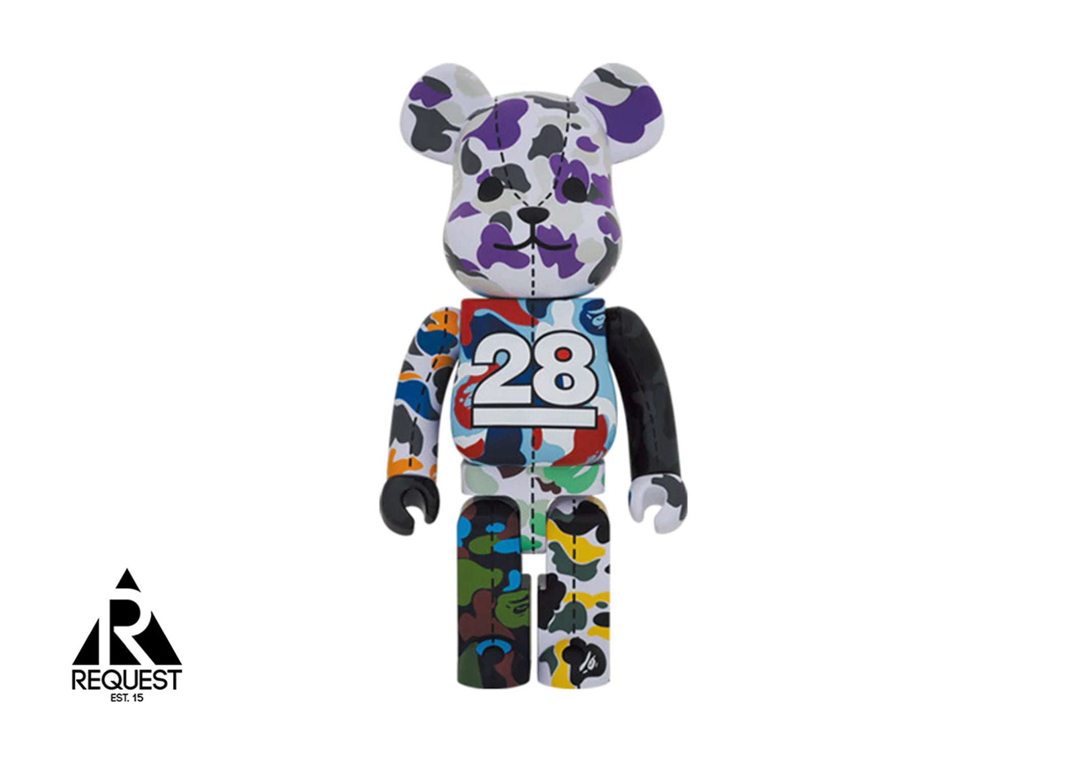 Medicom Be@rbrick x Bape 1000% "28TH ANNIVERSARY #1"