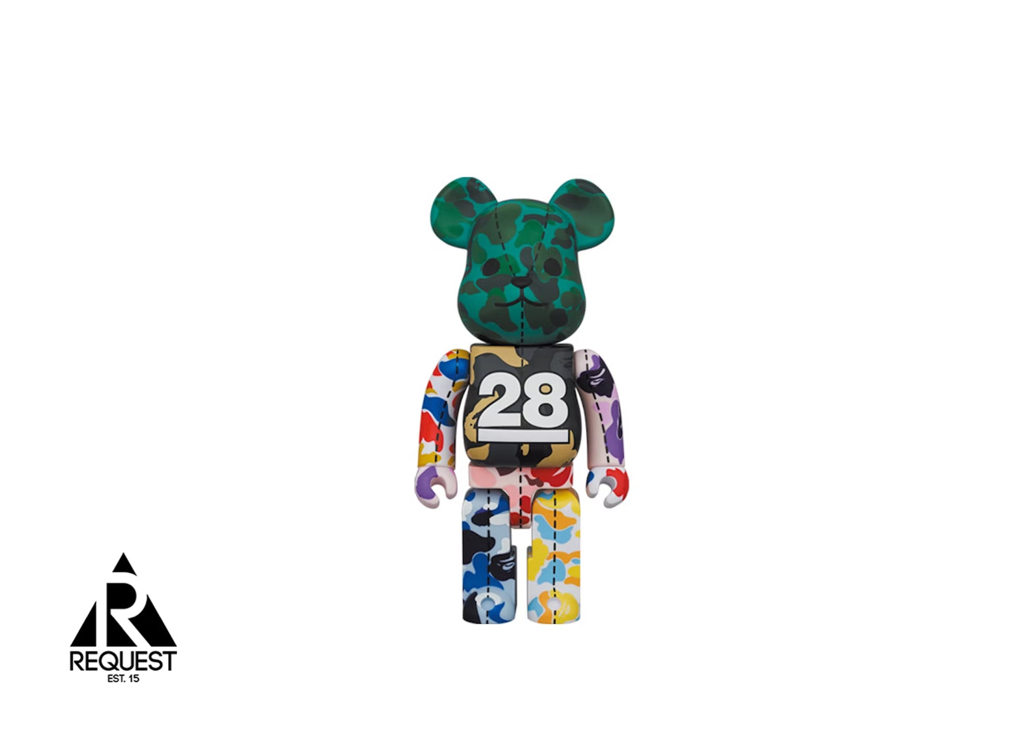 Medicom Be@rbrick x Bape 400% "28TH ANNIVERSARY #4"