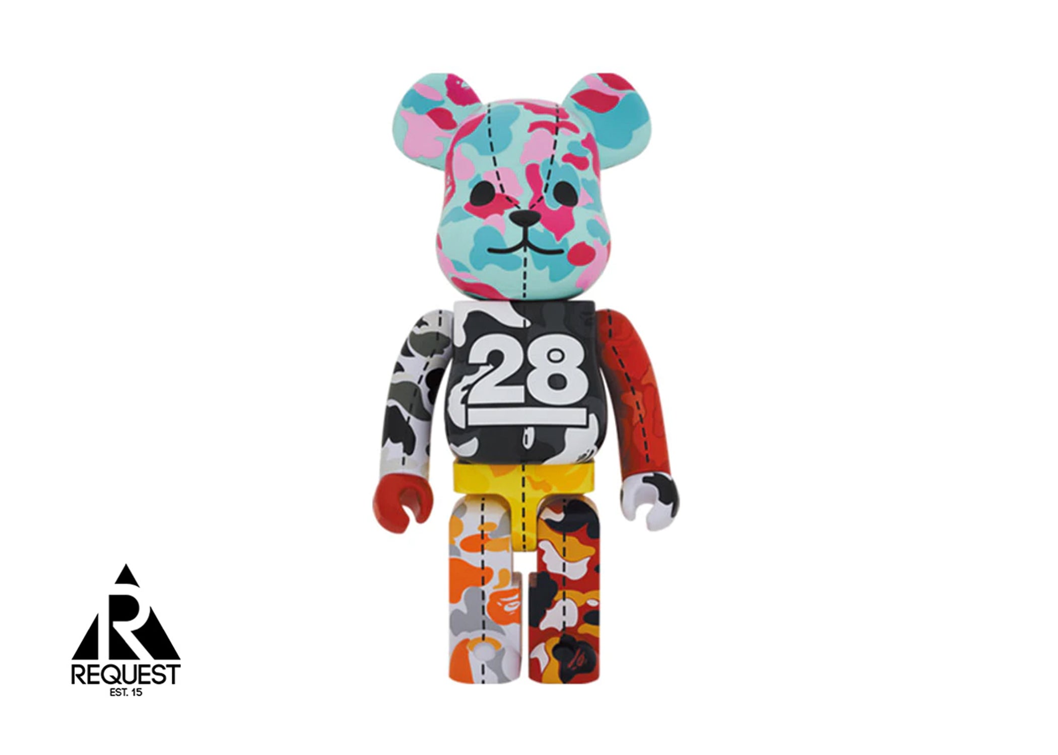 Medicom Be@rbrick x Bape 1000% "28TH ANNIVERSARY #3"