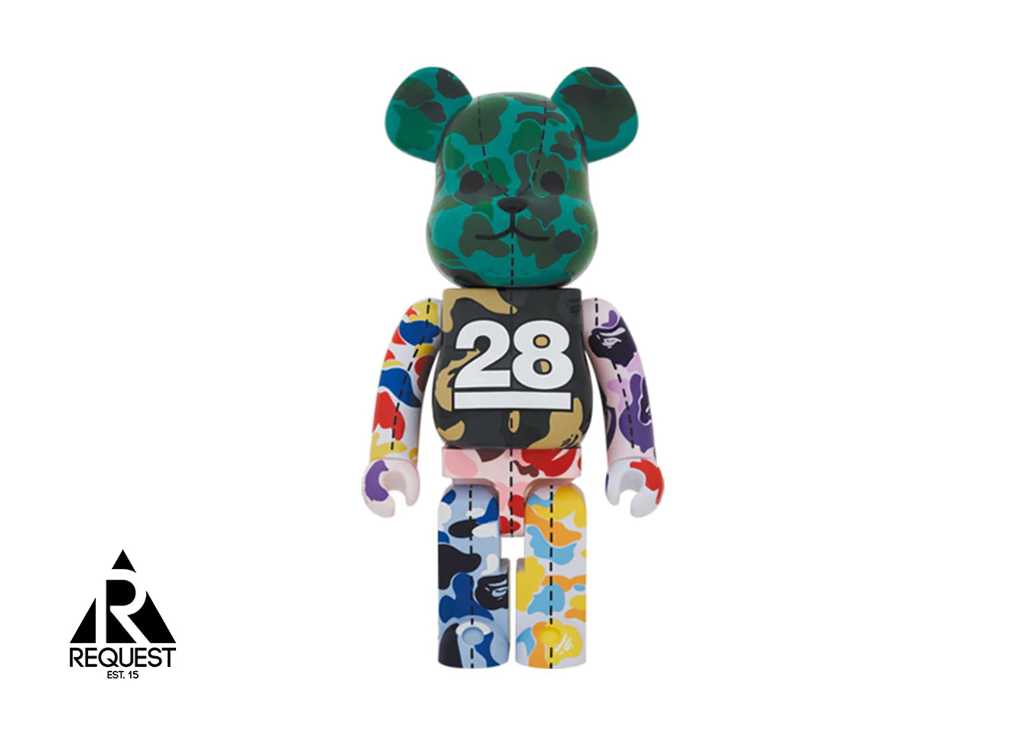 Medicom Be@rbrick x Bape 1000% "28TH ANNIVERSARY #4"