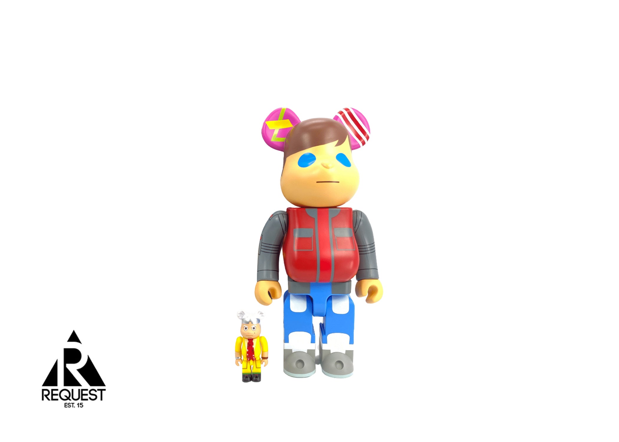 Medicom Be@rbrick 400% & 100% "BACK TO THE FUTURE DESIGNERCON"