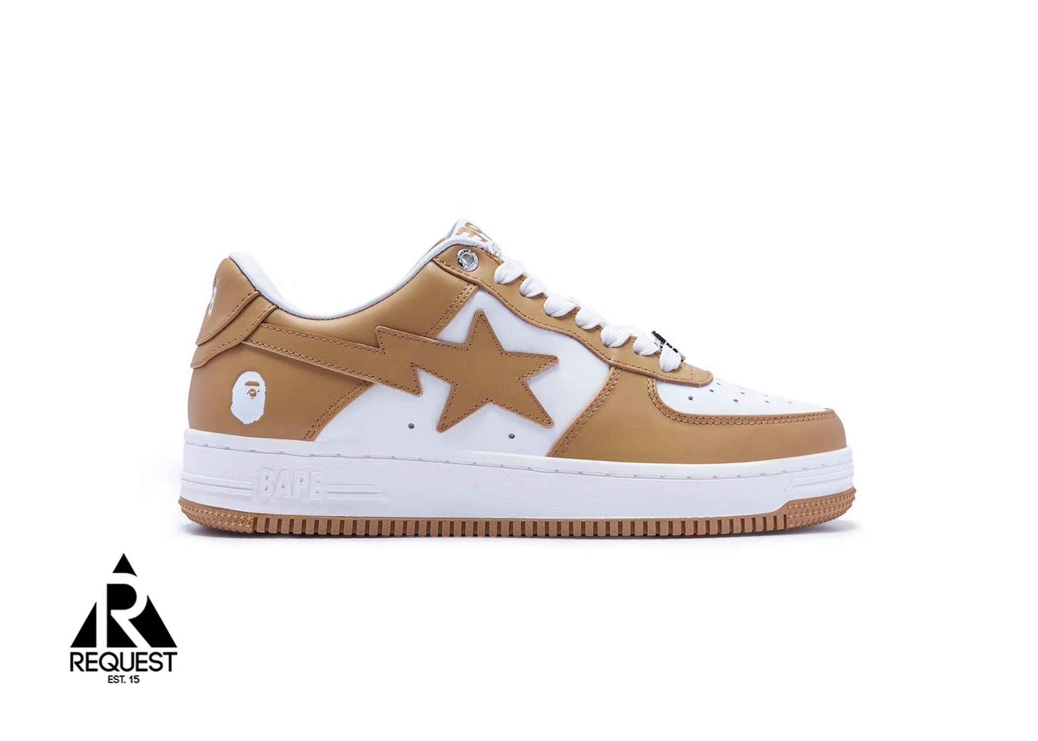 A Bathing Ape Bapesta "White Beige"