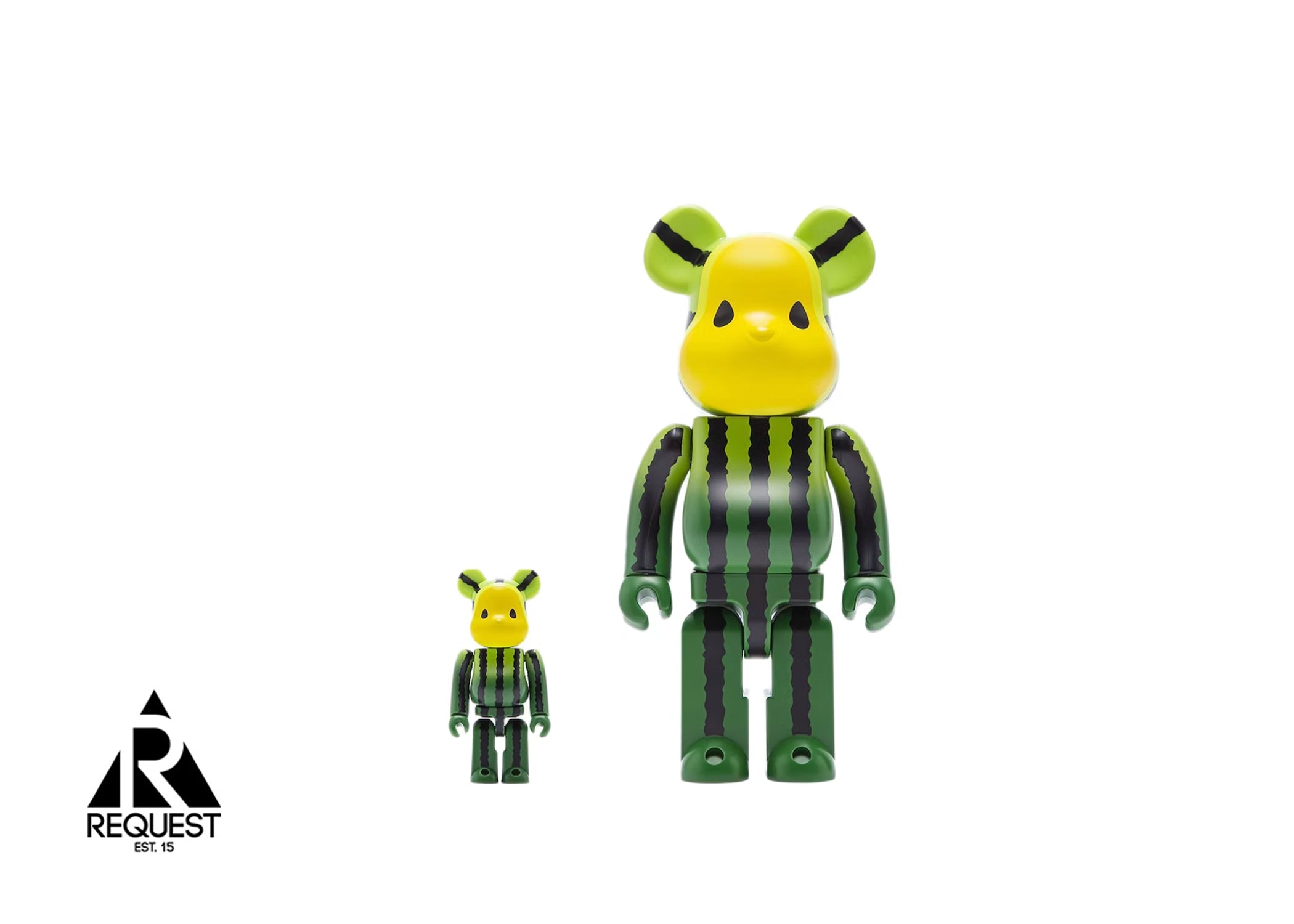 Medicom Be@rbrick 400% & 100% "CLOT YELLOW WATERMELON"