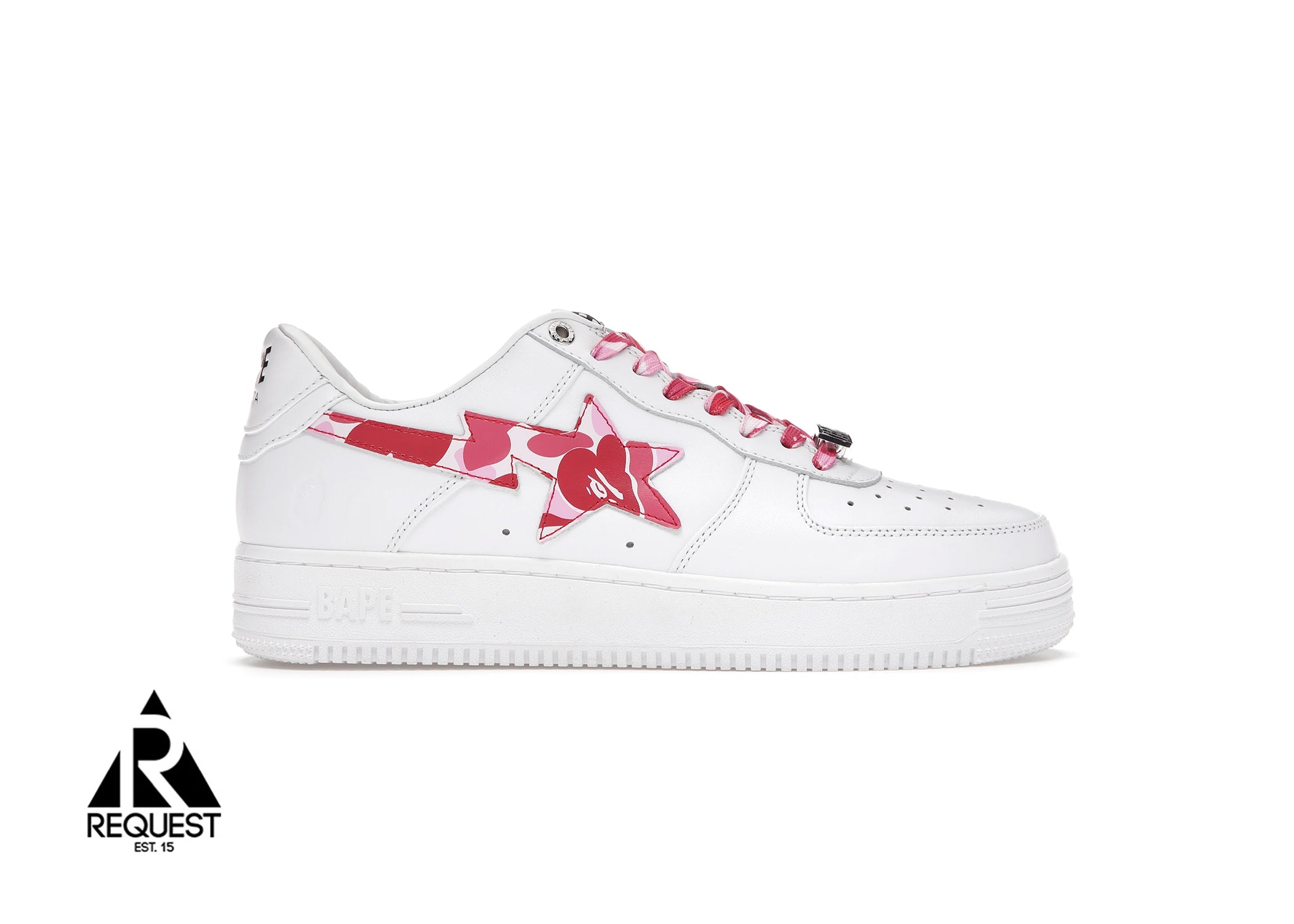 Bapesta Low “Pink Camo Swoosh”